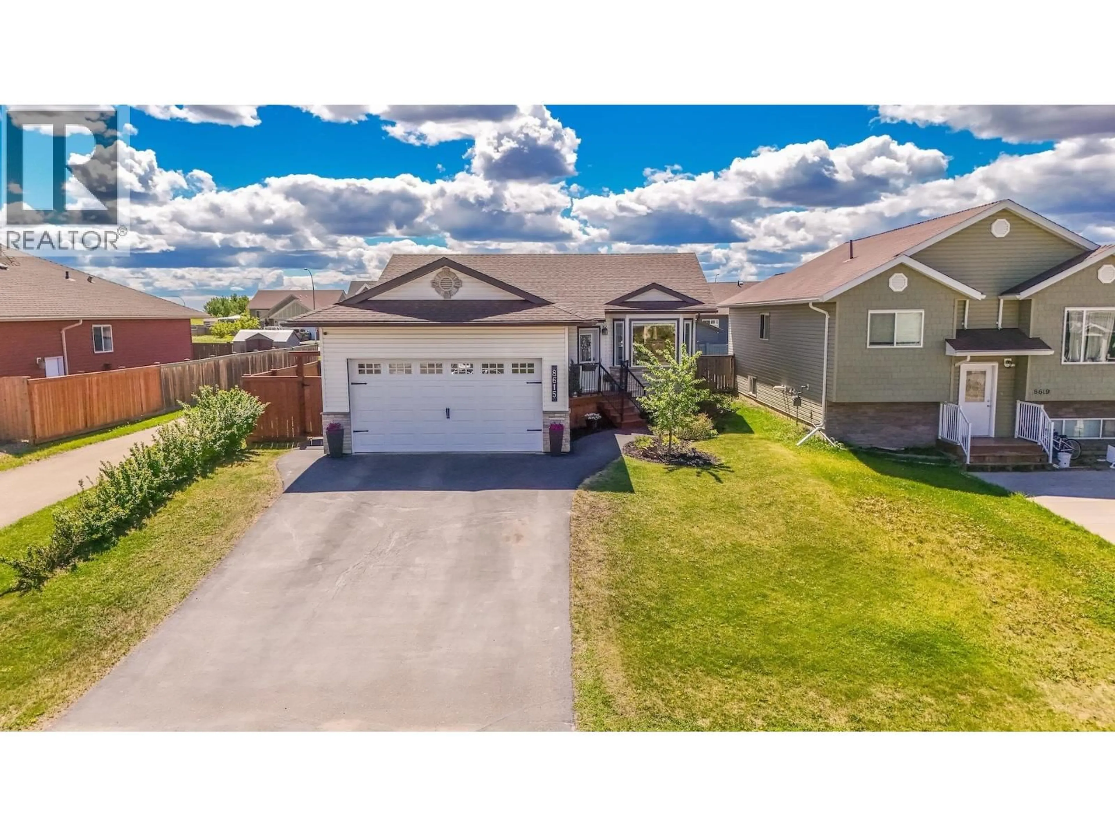 A pic from outside/outdoor area/front of a property/back of a property/a pic from drone, street for 8615 113 AVENUE, Fort St. John British Columbia V1J0E2