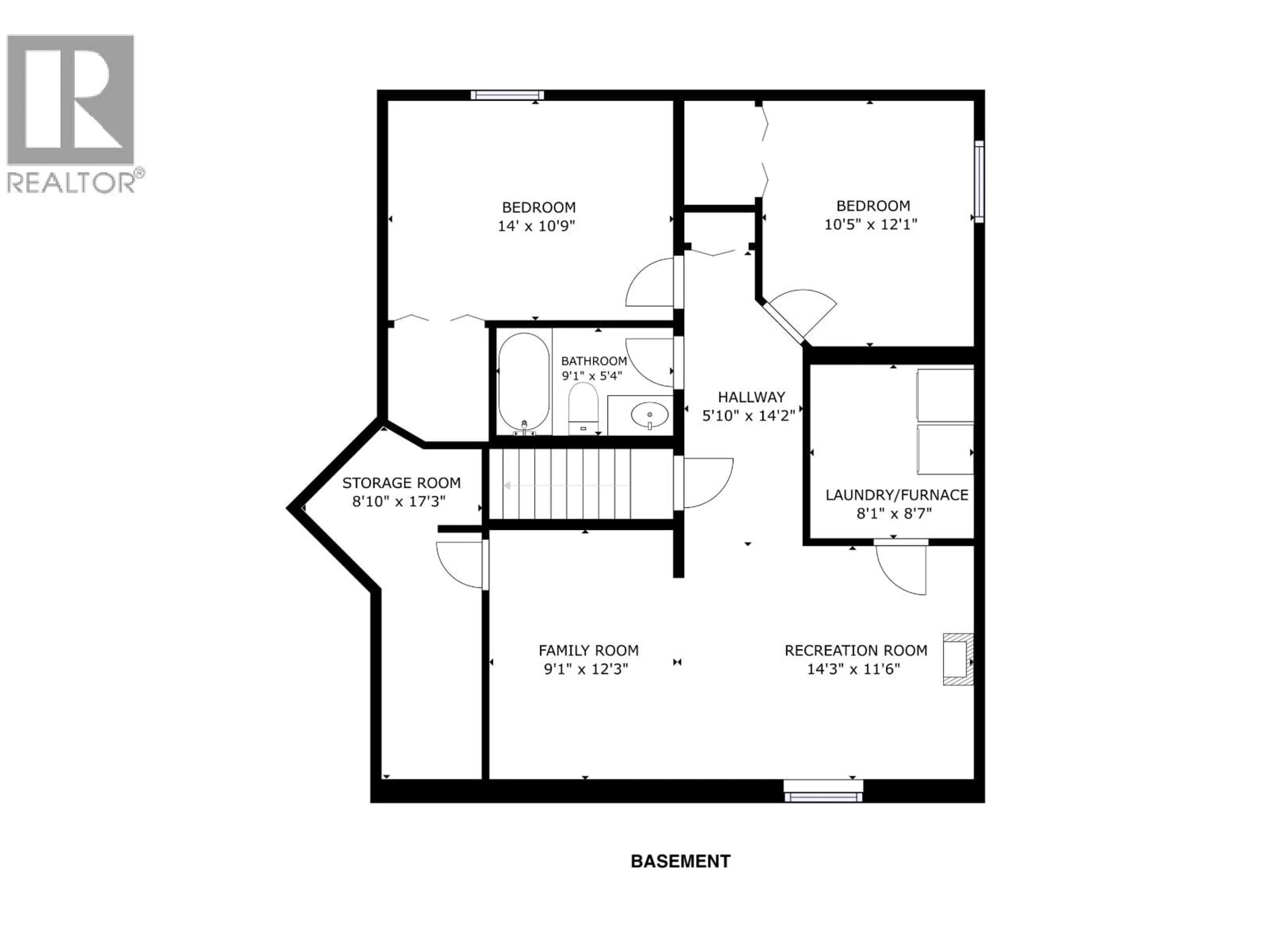 Floor plan for 8615 113 AVENUE, Fort St. John British Columbia V1J0E2