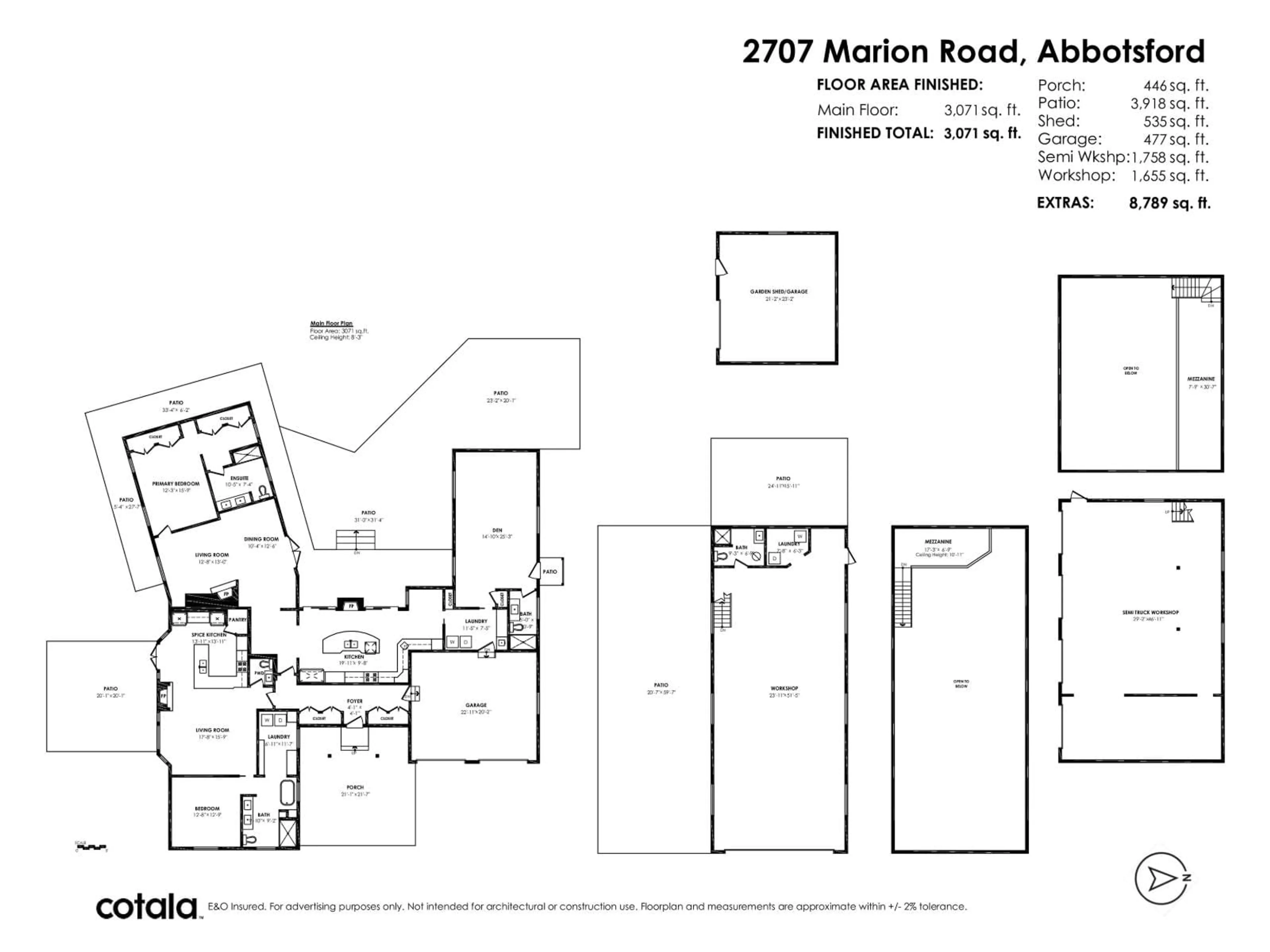 Floor plan for 2707 MARION ROAD, Abbotsford British Columbia V3G2J5