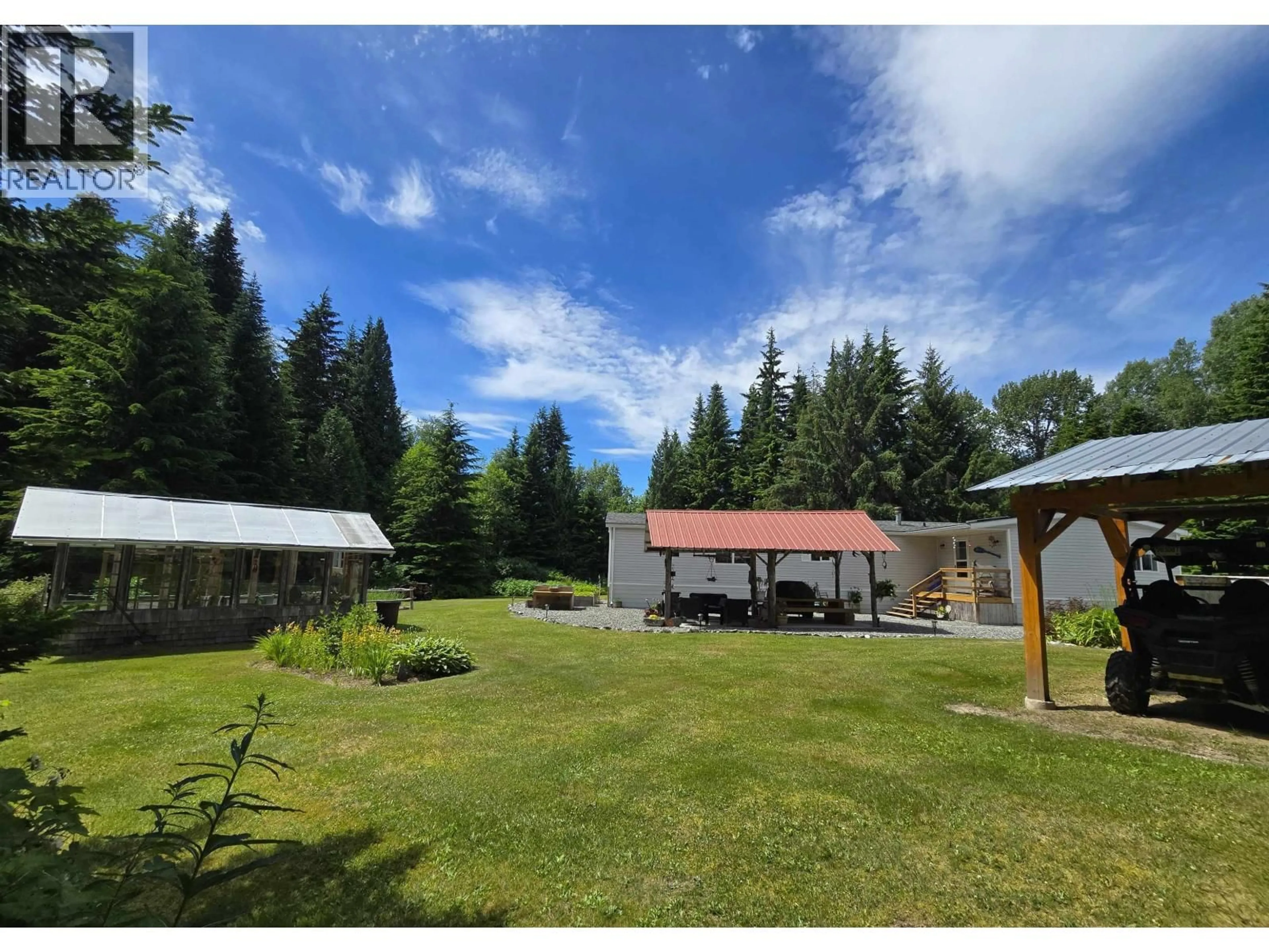A pic from outside/outdoor area/front of a property/back of a property/a pic from drone, mountain view for 2490 KRESTON STREET, Terrace British Columbia V8G0G2