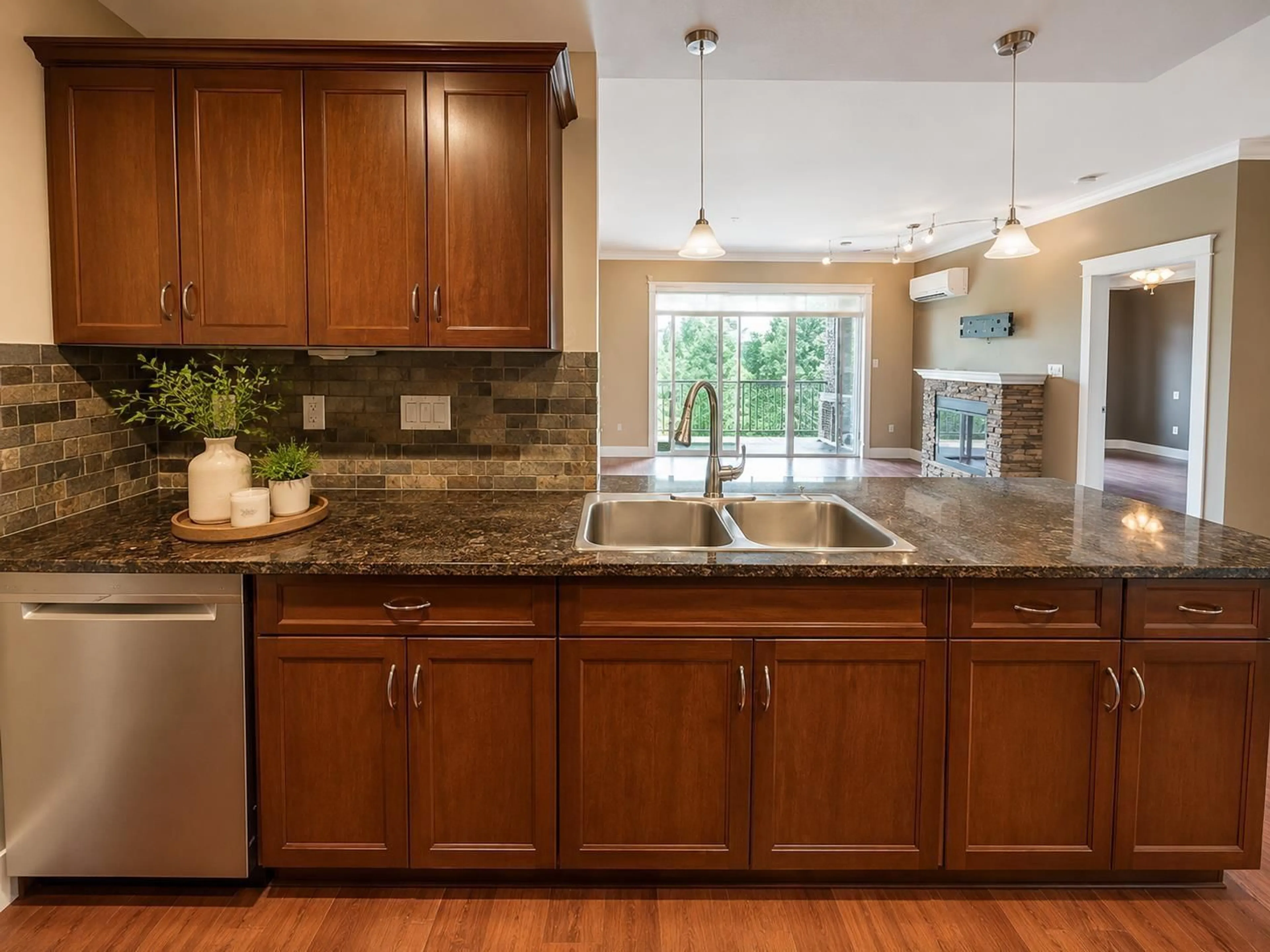 Open concept kitchen, unknown for 308 - 2068 SANDALWOOD CRESCENT, Abbotsford British Columbia V2S3H6
