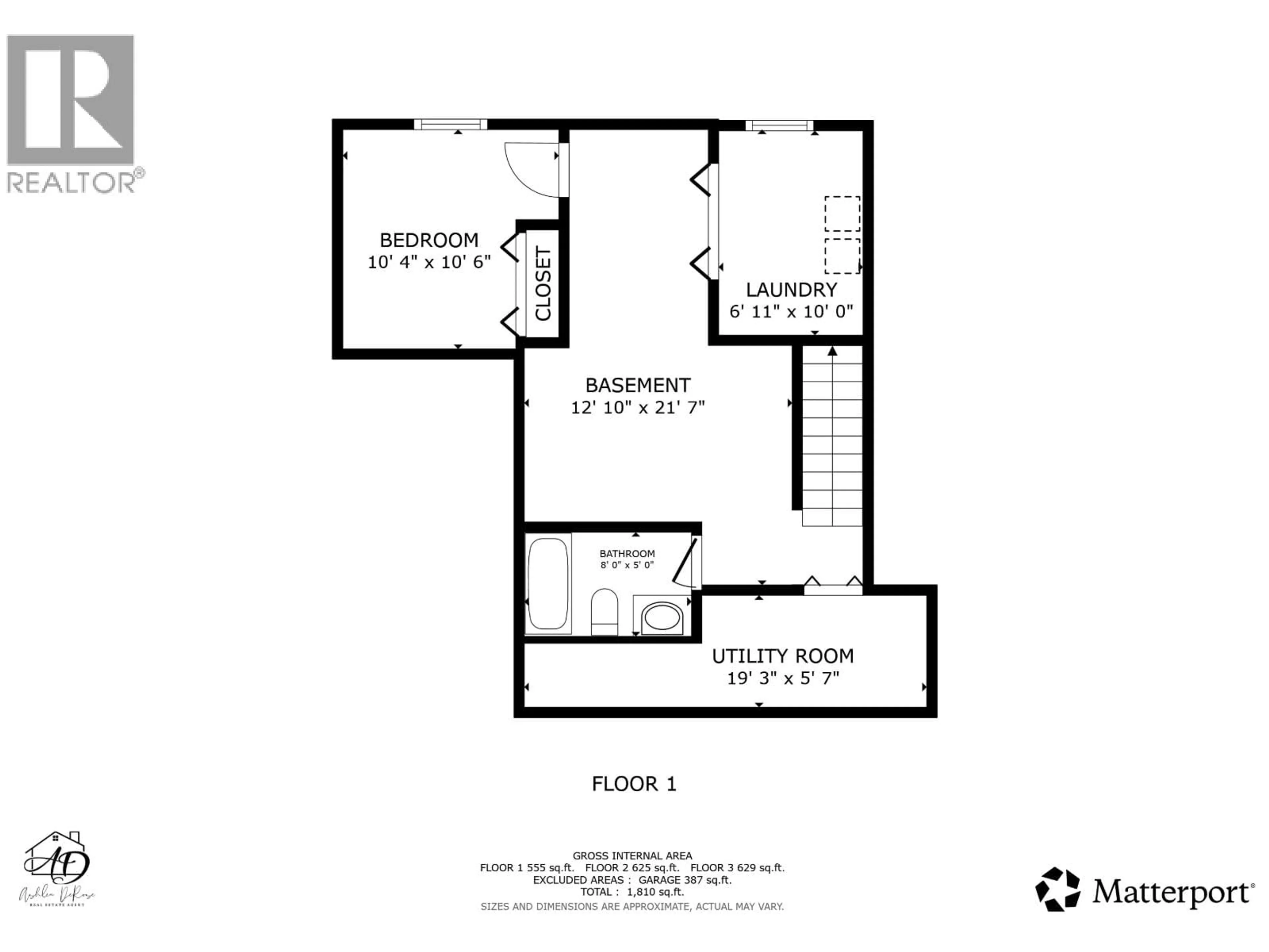 Floor plan for 8331 86 AVENUE, Fort St. John British Columbia V1J0G4