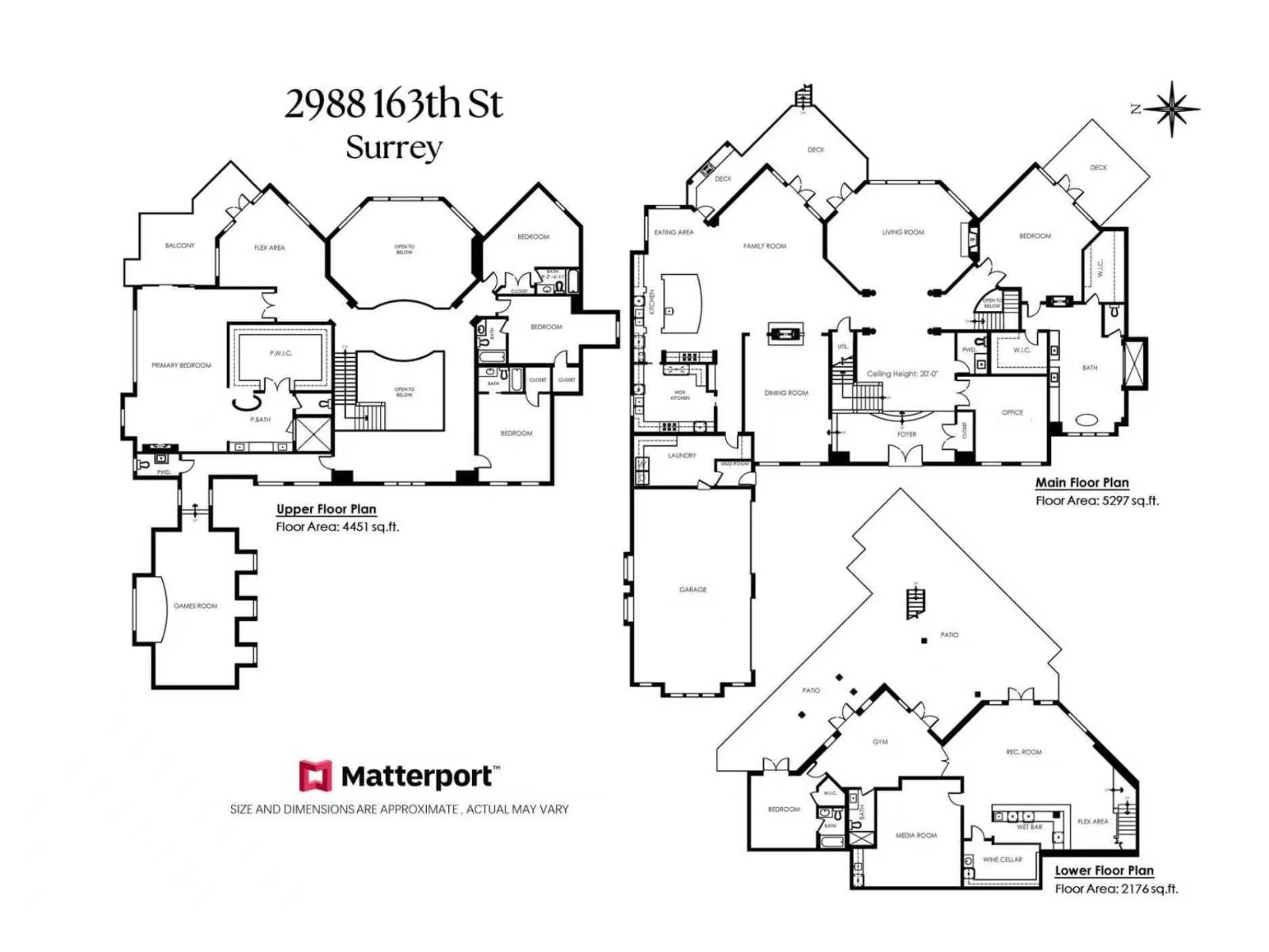Floor plan for 2988 163 STREET, Surrey British Columbia V3Z0E3