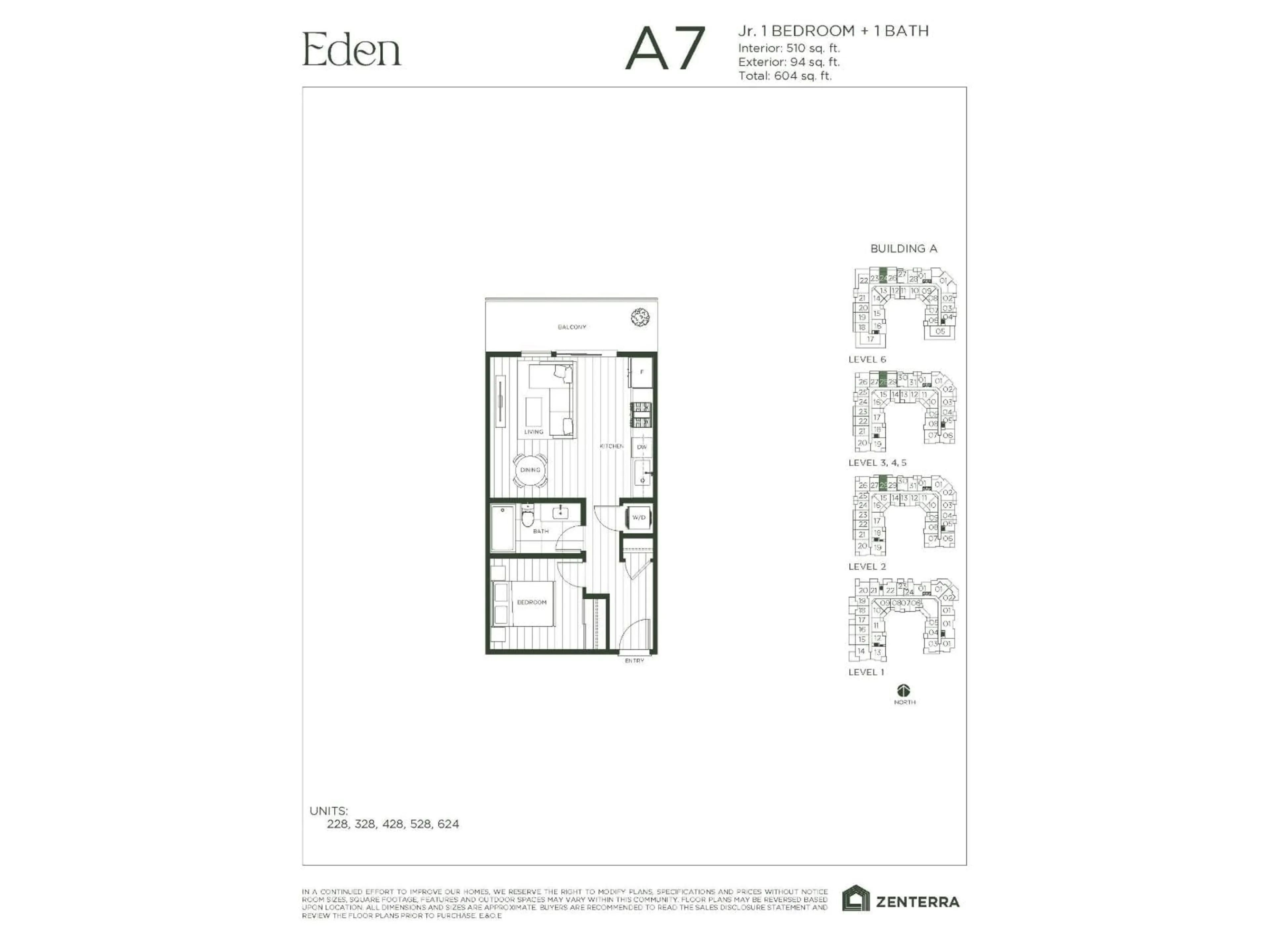 Floor plan for A228 - 19936 77 AVENUE, Langley British Columbia V0V0V0