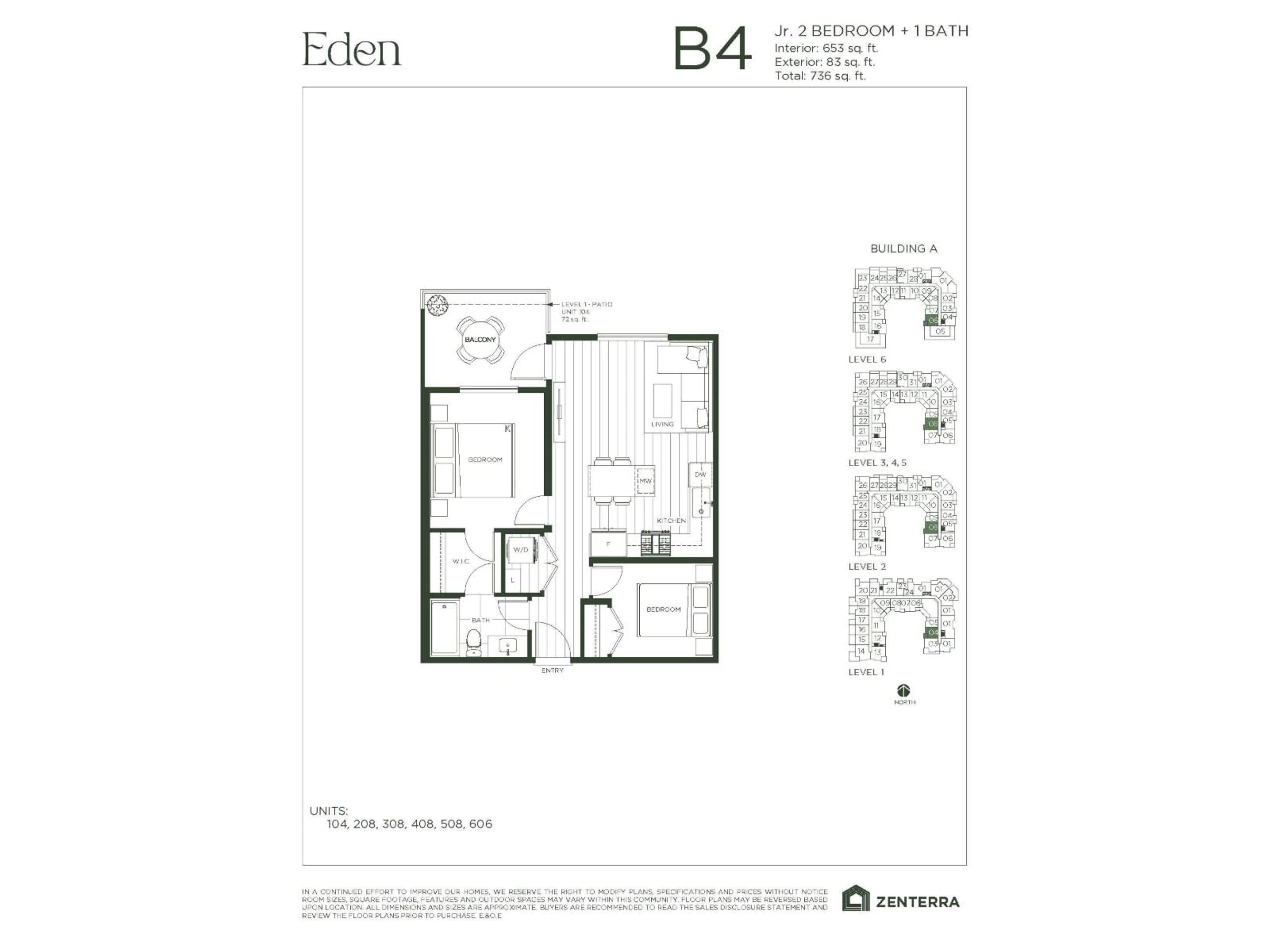 Floor plan for A208 - 19936 77 AVENUE, Langley British Columbia V0V0V0