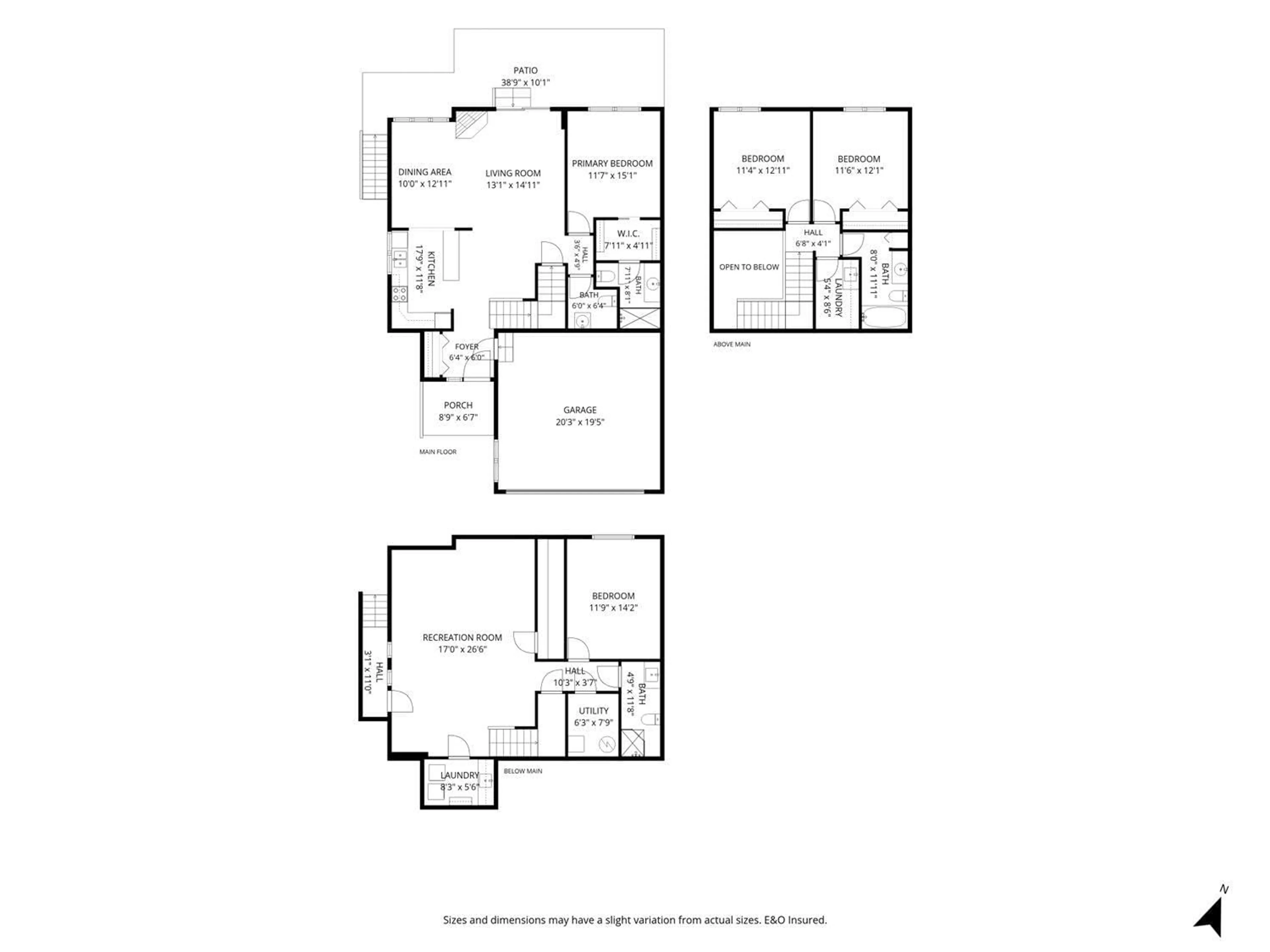 Floor plan for 35 - 45545 TAMIHI WAY, Chilliwack British Columbia V2R0G2
