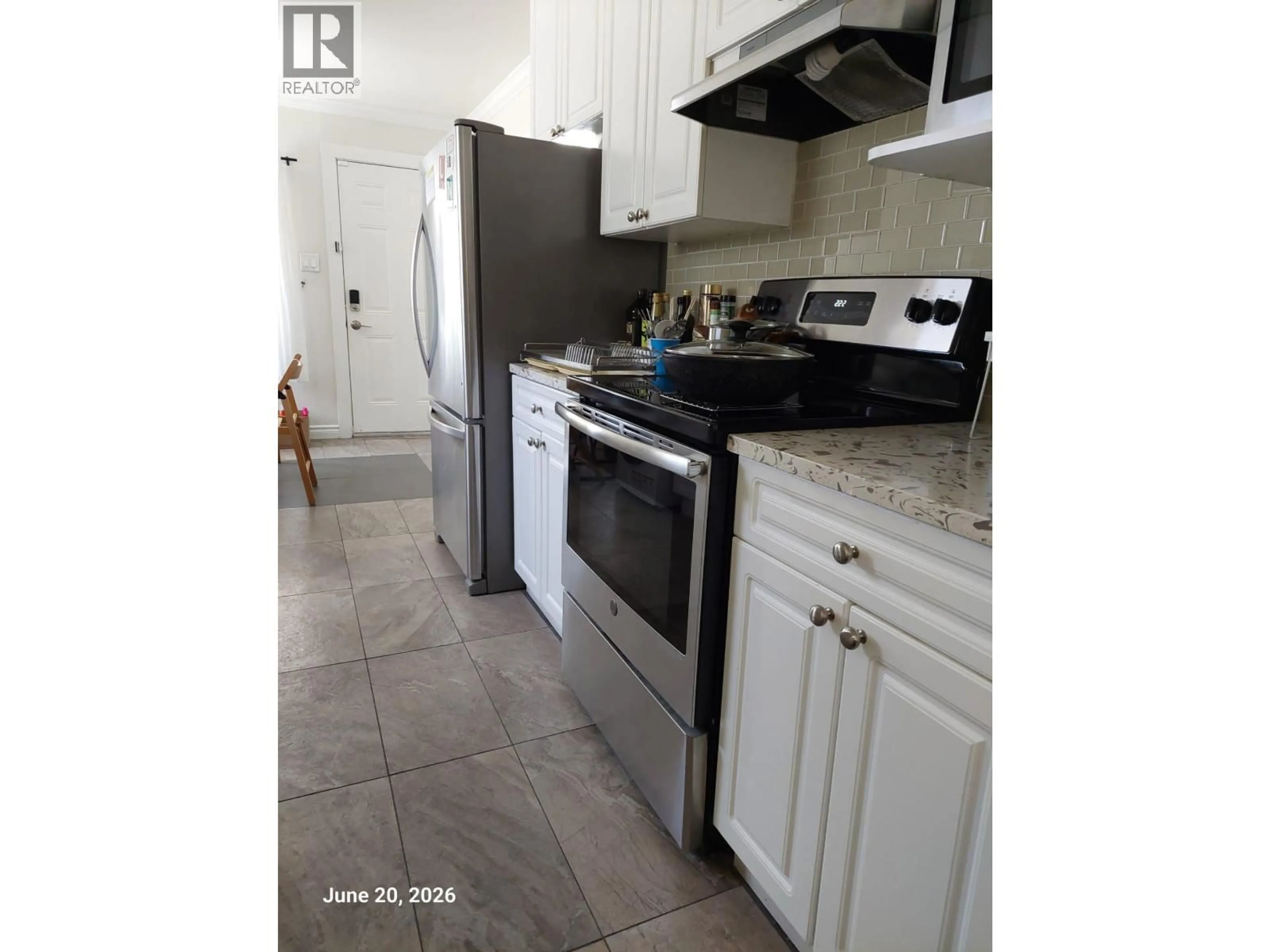 Standard kitchen, ceramic/tile floor for 3638 PENDER STREET, Vancouver British Columbia V5K2E4