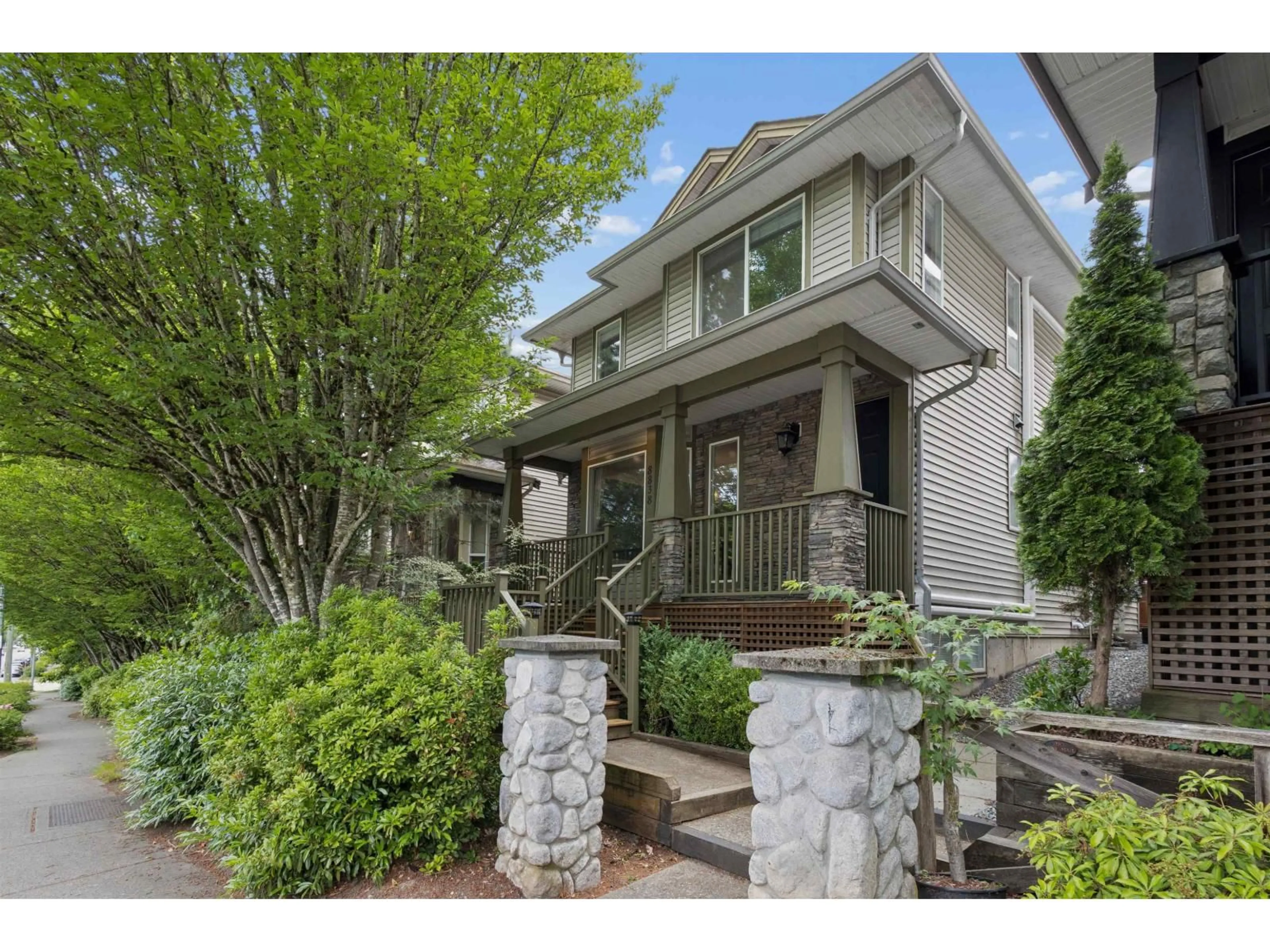 Home with brick exterior material, street for 8838 216 STREET, Langley British Columbia V1M3Z5