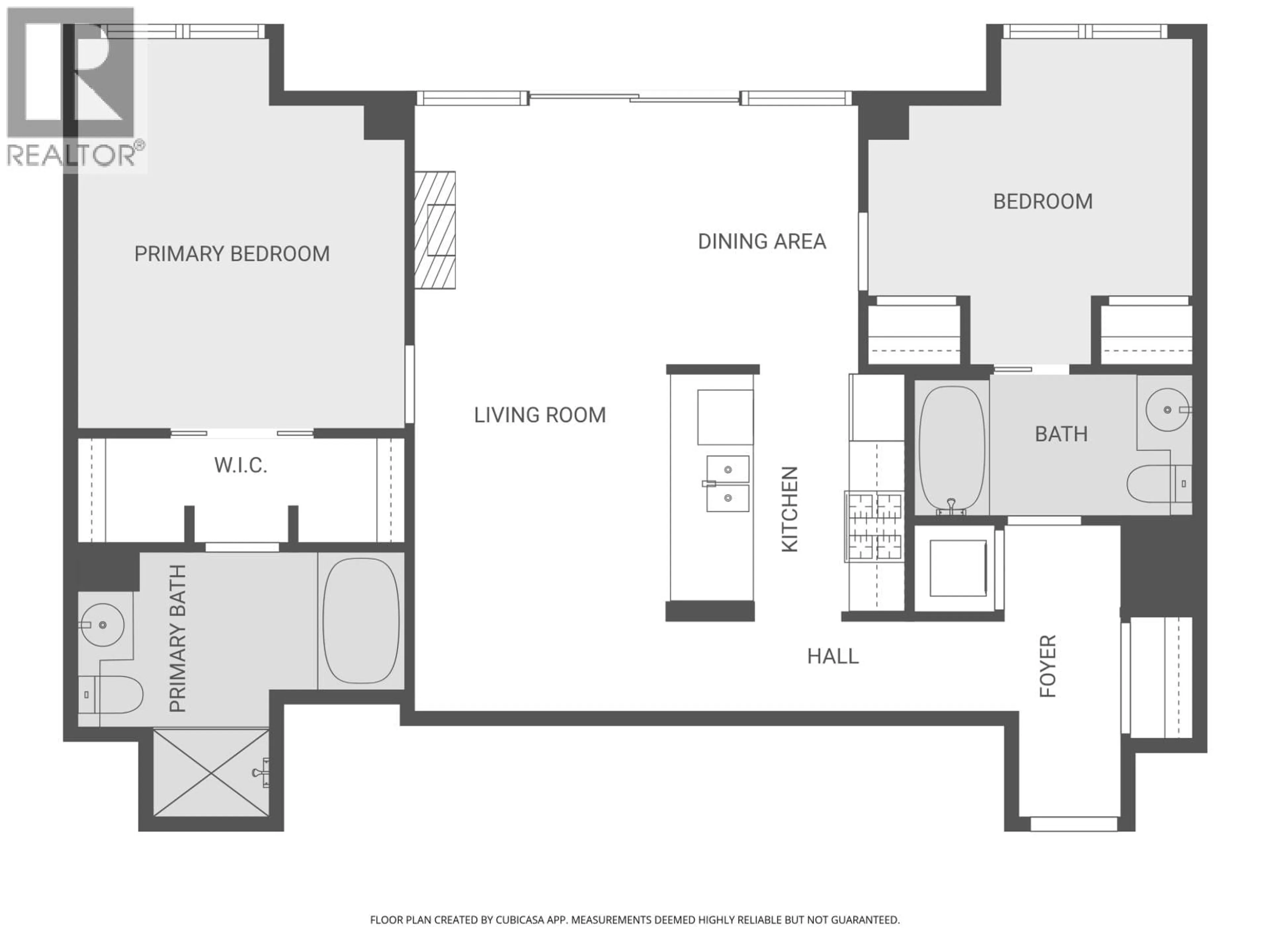 Floor plan for 2501 - 2979 GLEN DRIVE, Coquitlam British Columbia V3B0B2