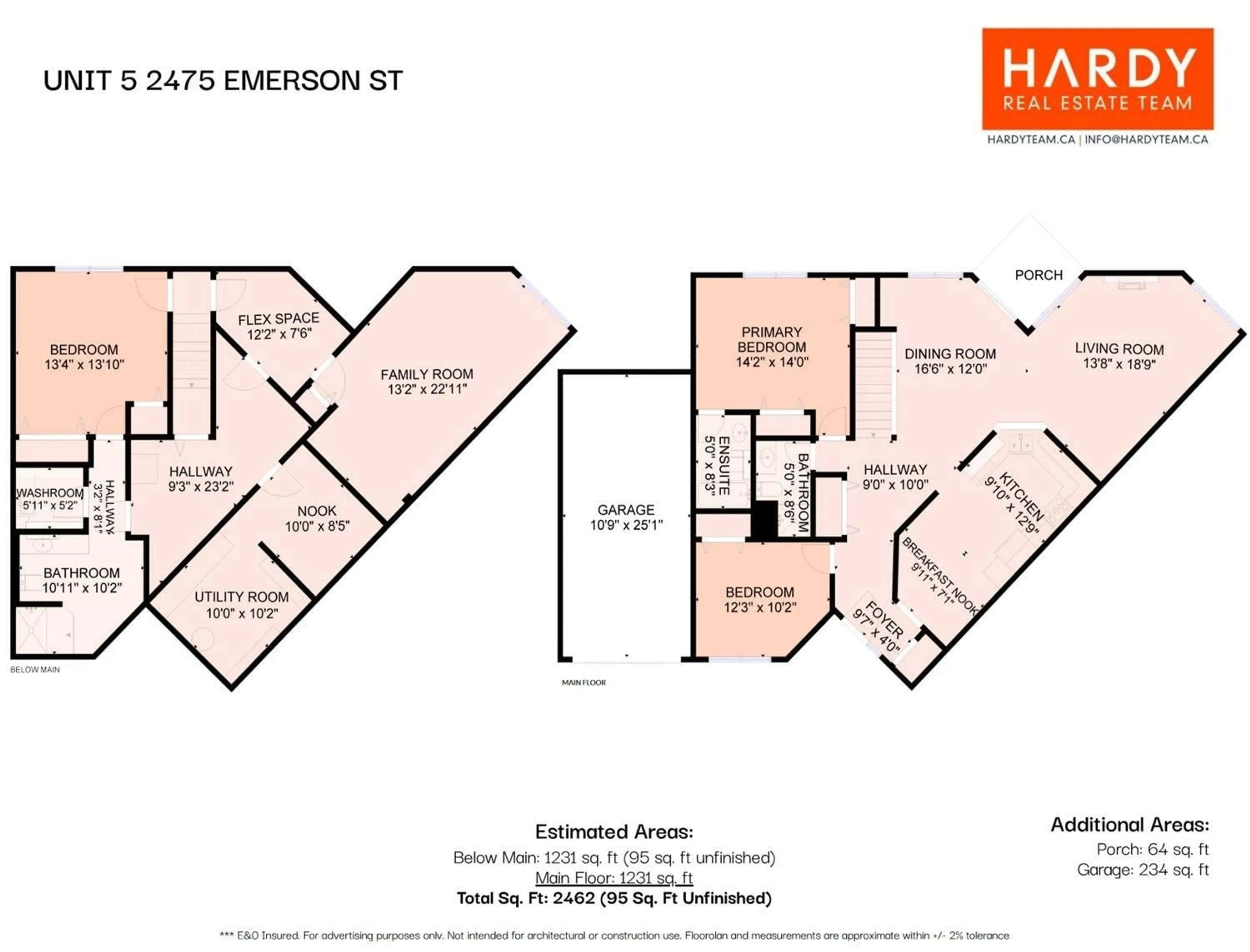 Floor plan for 5 - 2475 EMERSON STREET, Abbotsford British Columbia V2T4W5