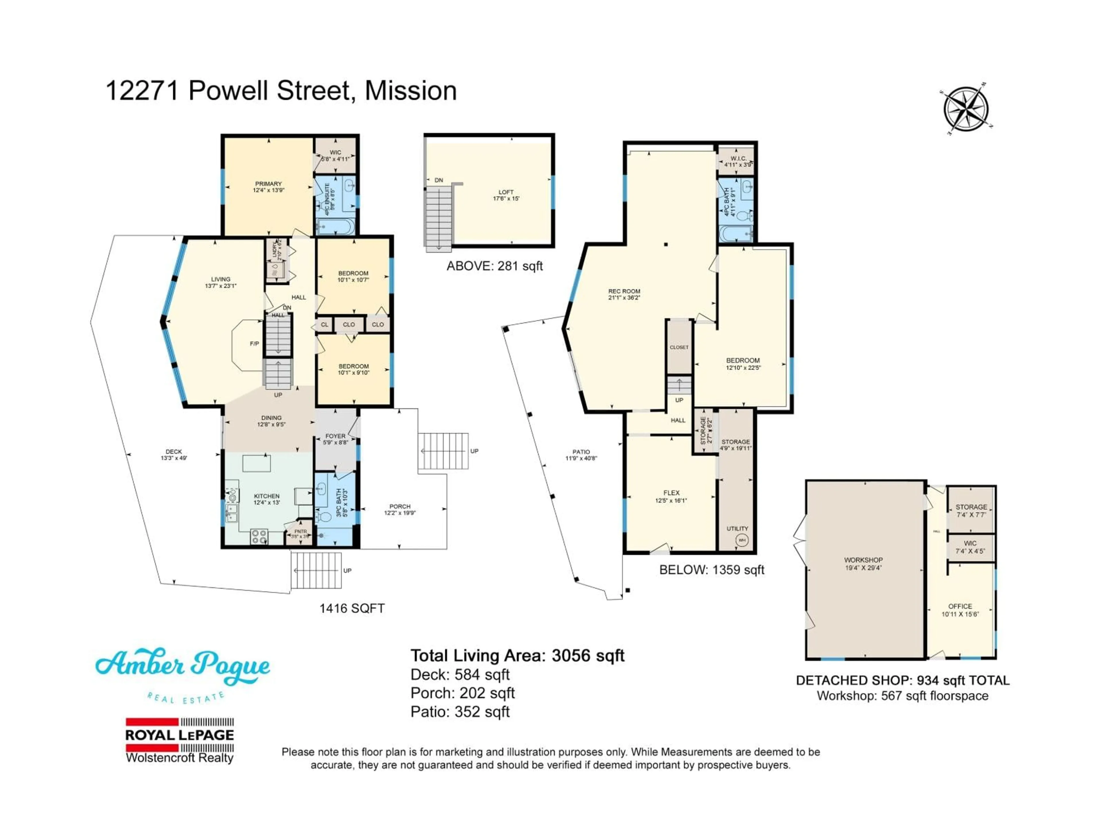 Floor plan for 12271 POWELL STREET, Mission British Columbia V4S1C1