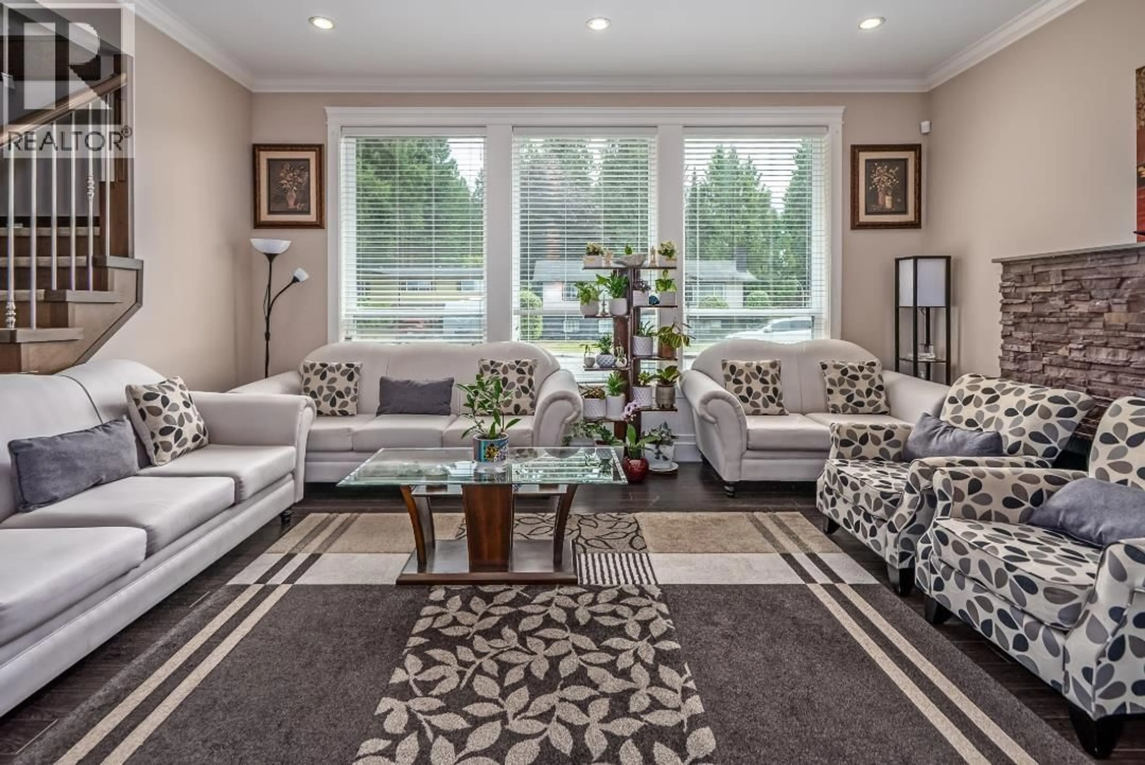 Living room with furniture, carpet floor for 19596 116B AVENUE, Pitt Meadows British Columbia V3Y1R8