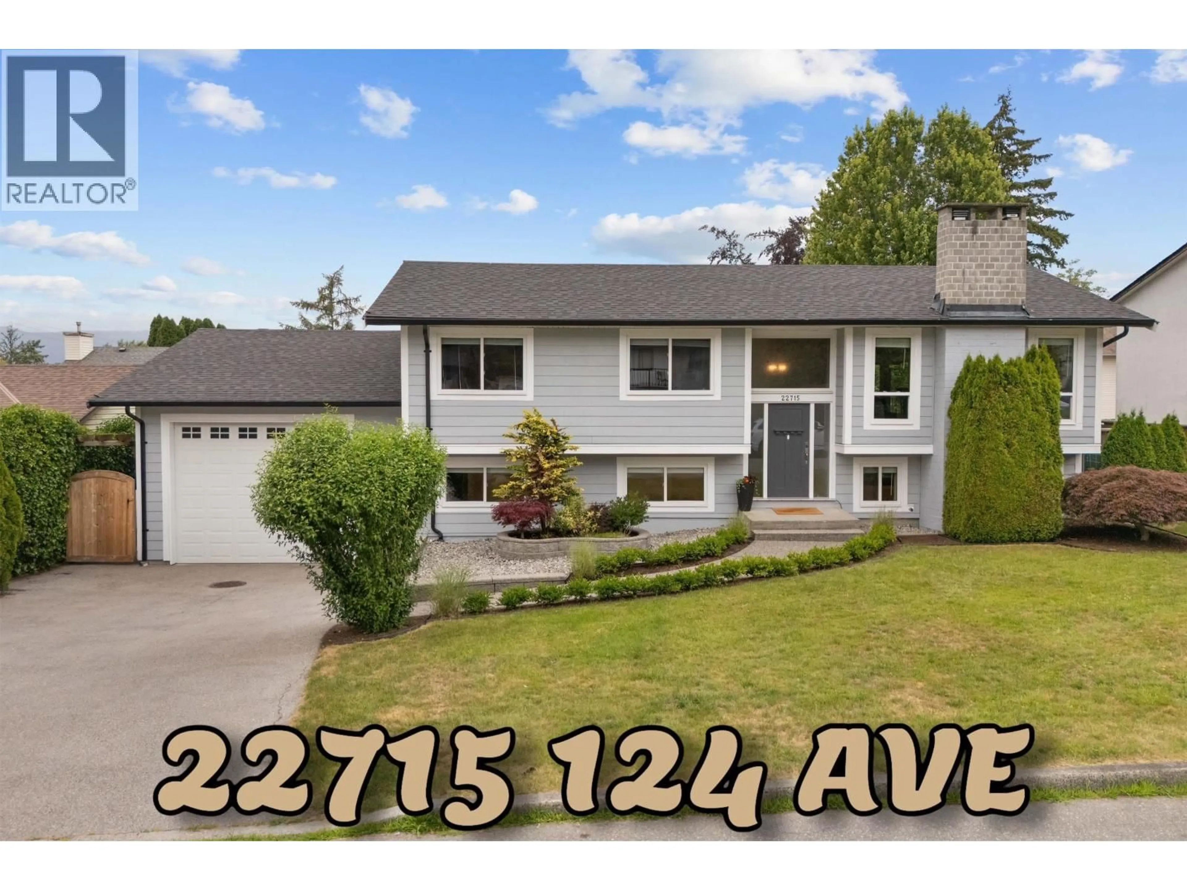 Home with vinyl exterior material, street for 22715 124 AVENUE, Maple Ridge British Columbia V2X4K2