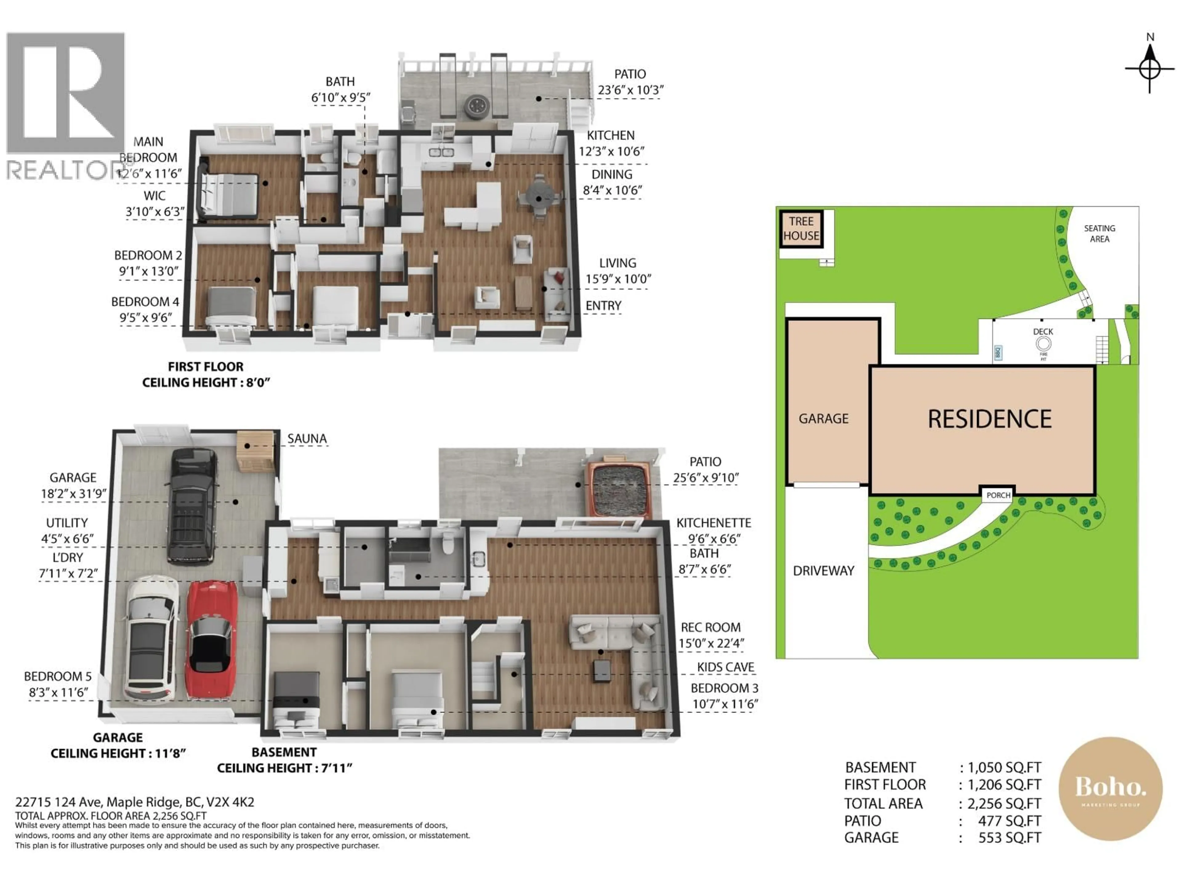 Floor plan for 22715 124 AVENUE, Maple Ridge British Columbia V2X4K2