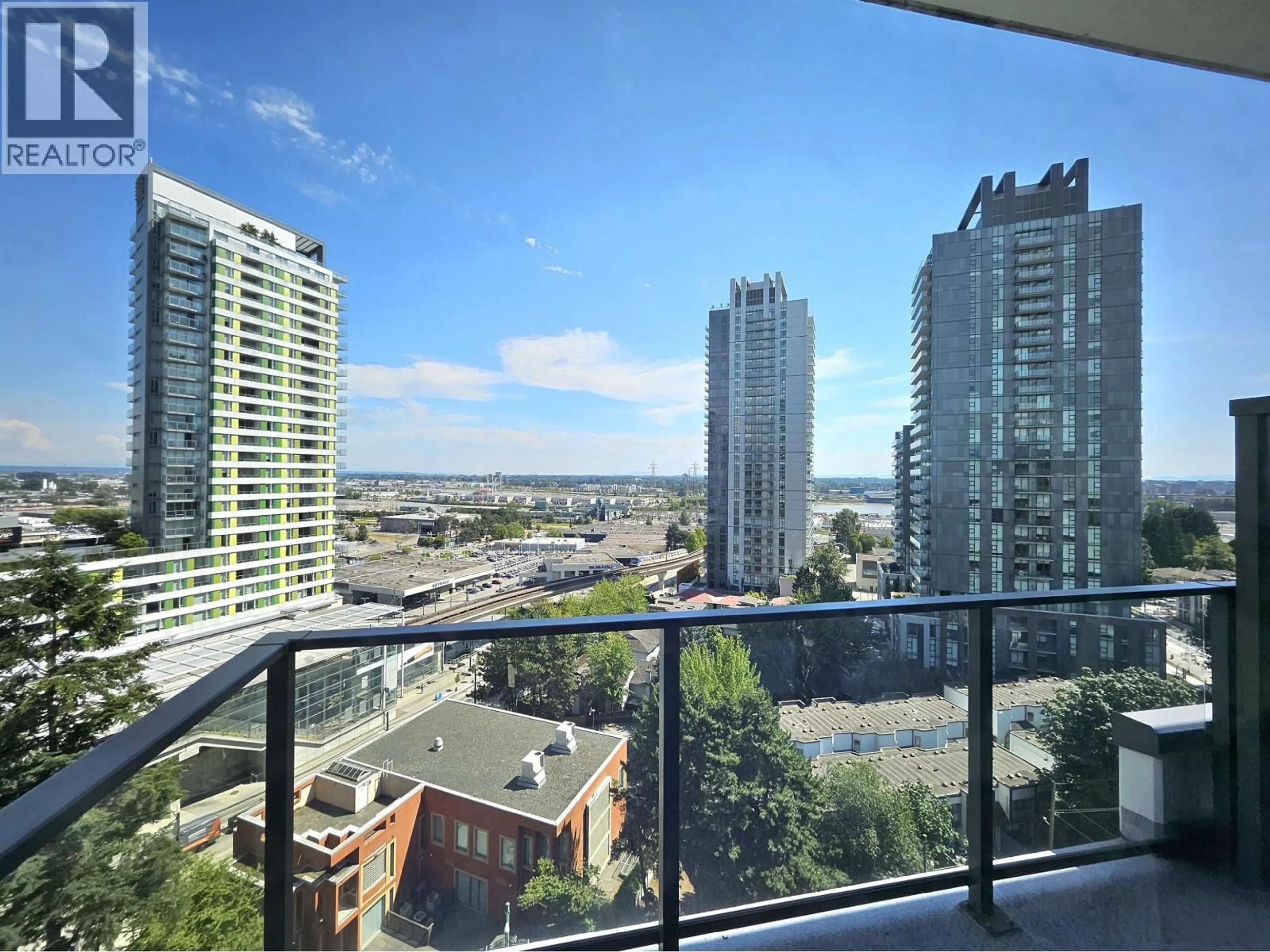 Balcony in the apartment, city buildings view from balcony for 1308 - 8238 LORD STREET, West Vancouver British Columbia V6P0G7