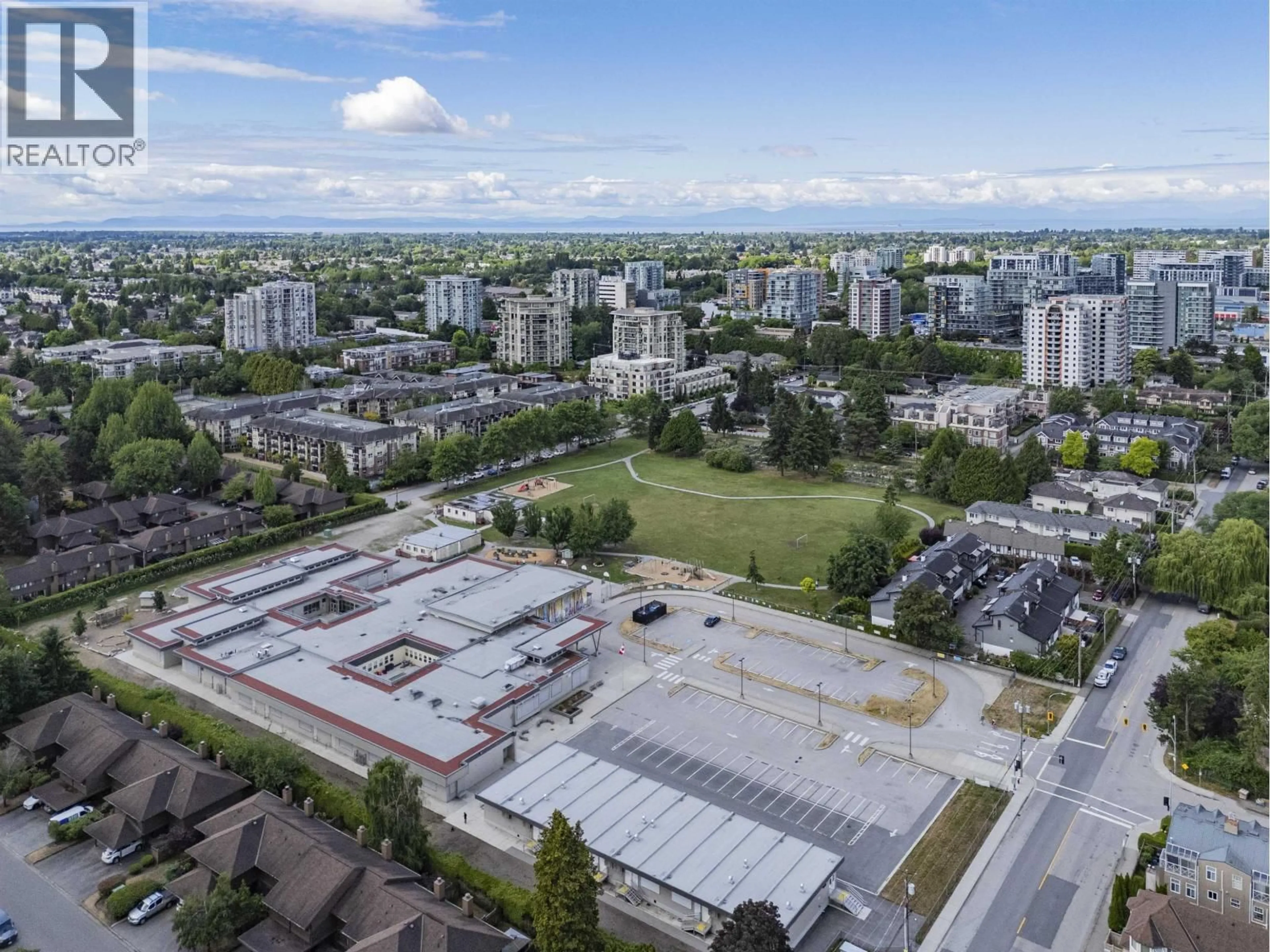 A pic from outside/outdoor area/front of a property/back of a property/a pic from drone, city buildings view from balcony for 1601 - 9099 COOK ROAD, Richmond British Columbia V6Y0G5