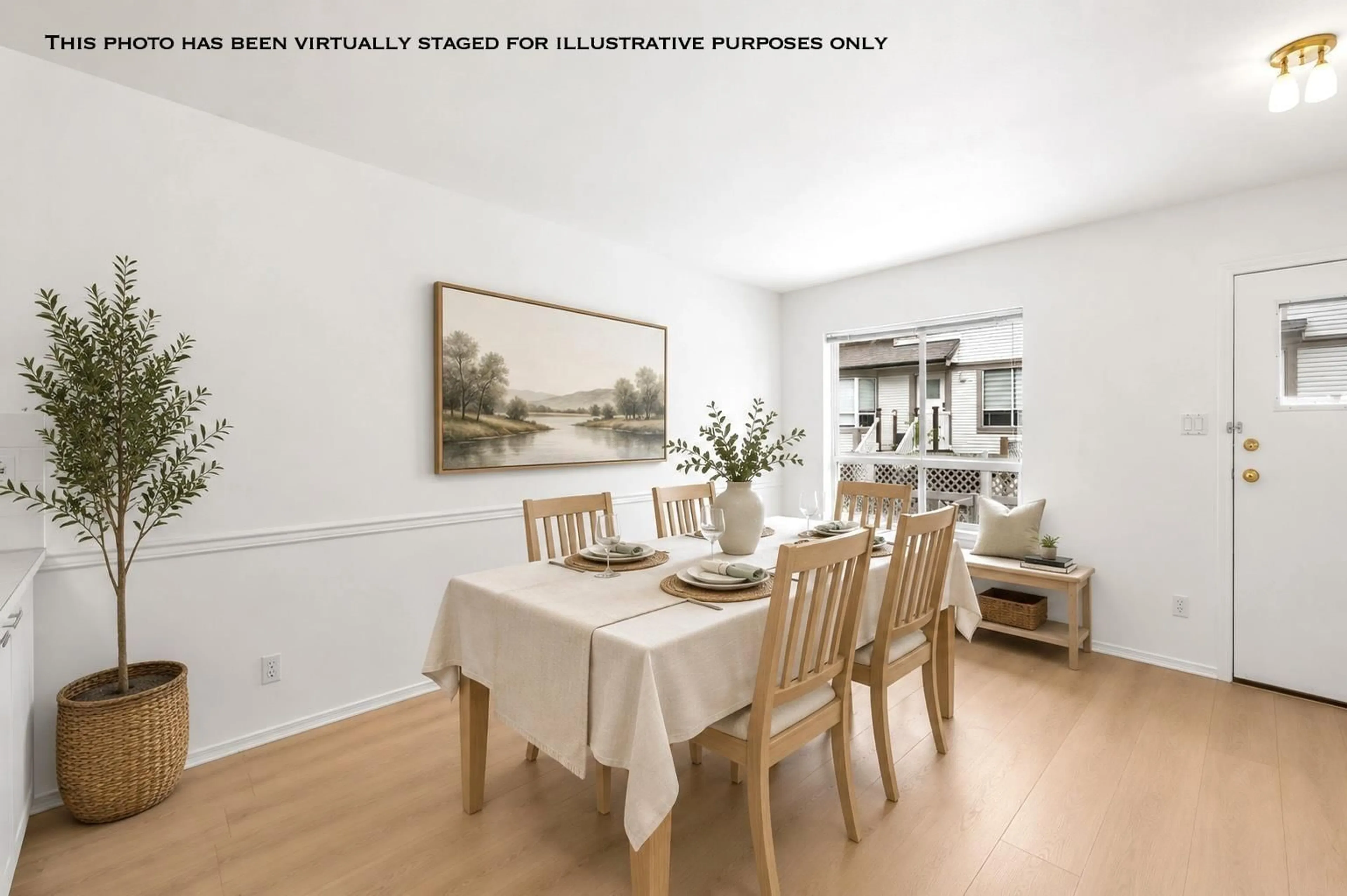 Dining room, wood/laminate floor for 36 - 16318 82 AVENUE, Surrey British Columbia V4N0N9