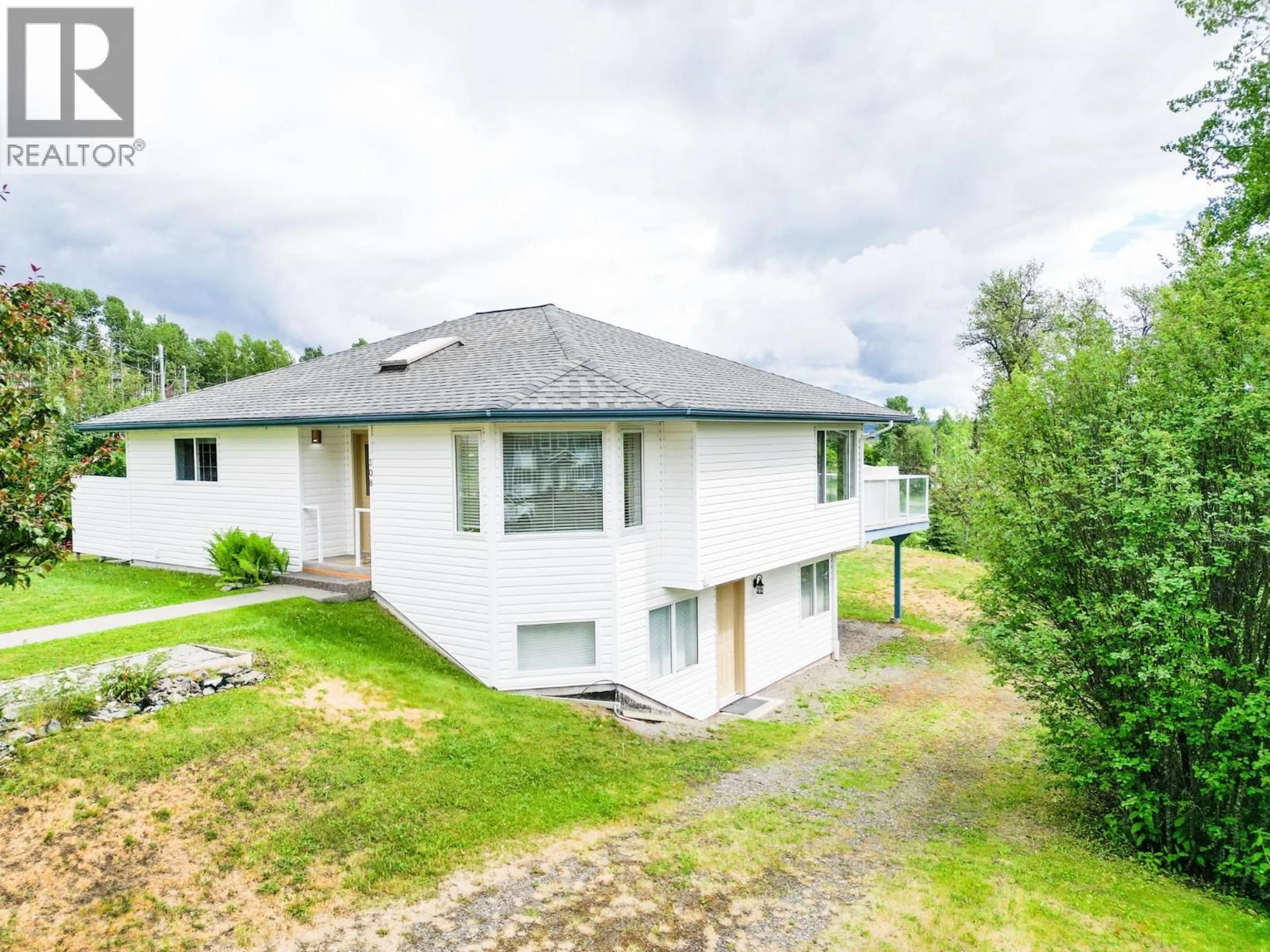 A pic from outside/outdoor area/front of a property/back of a property/a pic from drone, building for 308 3RD AVENUE, Burns Lake British Columbia V0J1E0