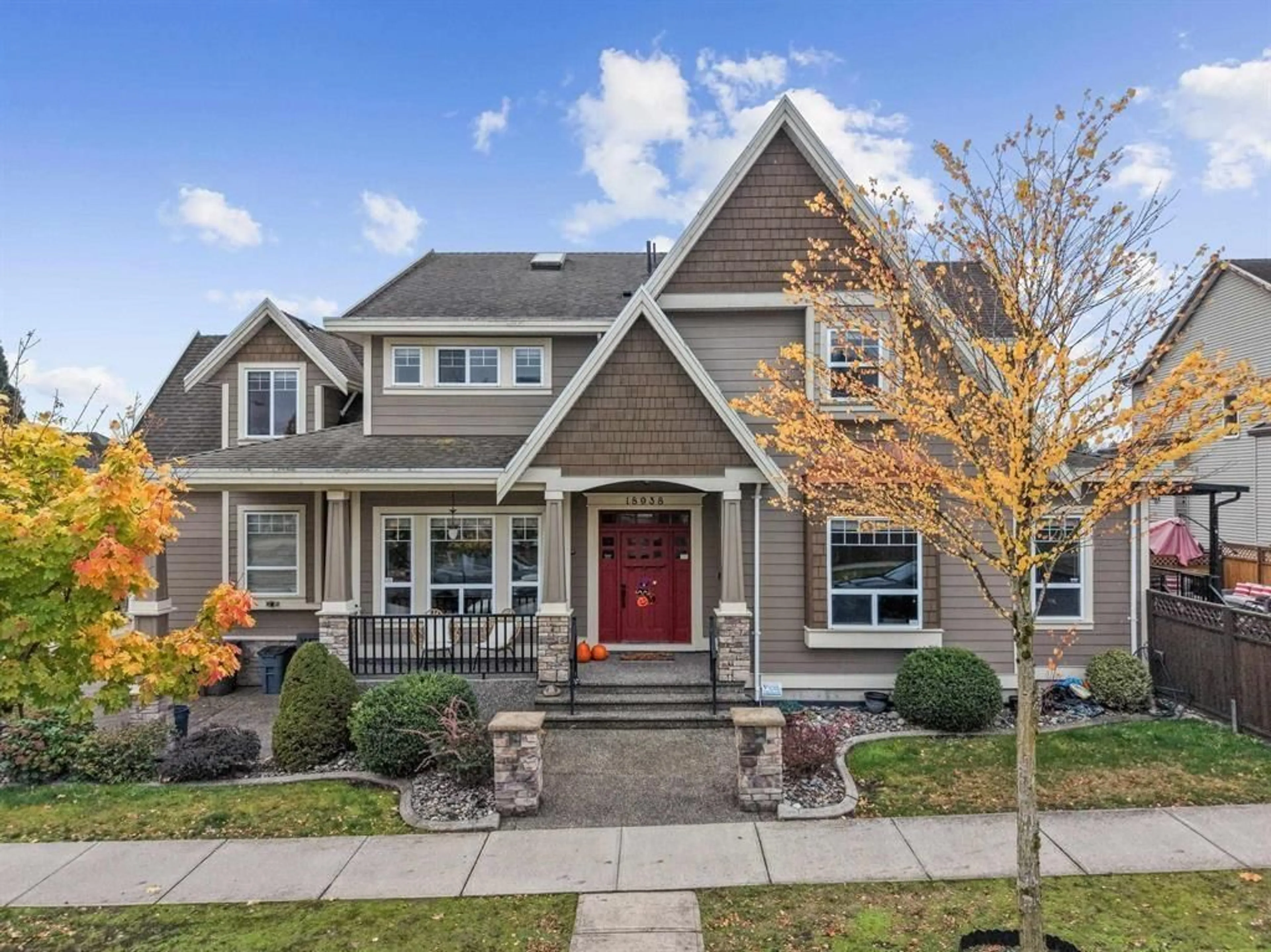 Home with brick exterior material, street for 18938 54A AVENUE, Surrey British Columbia V3S6R4