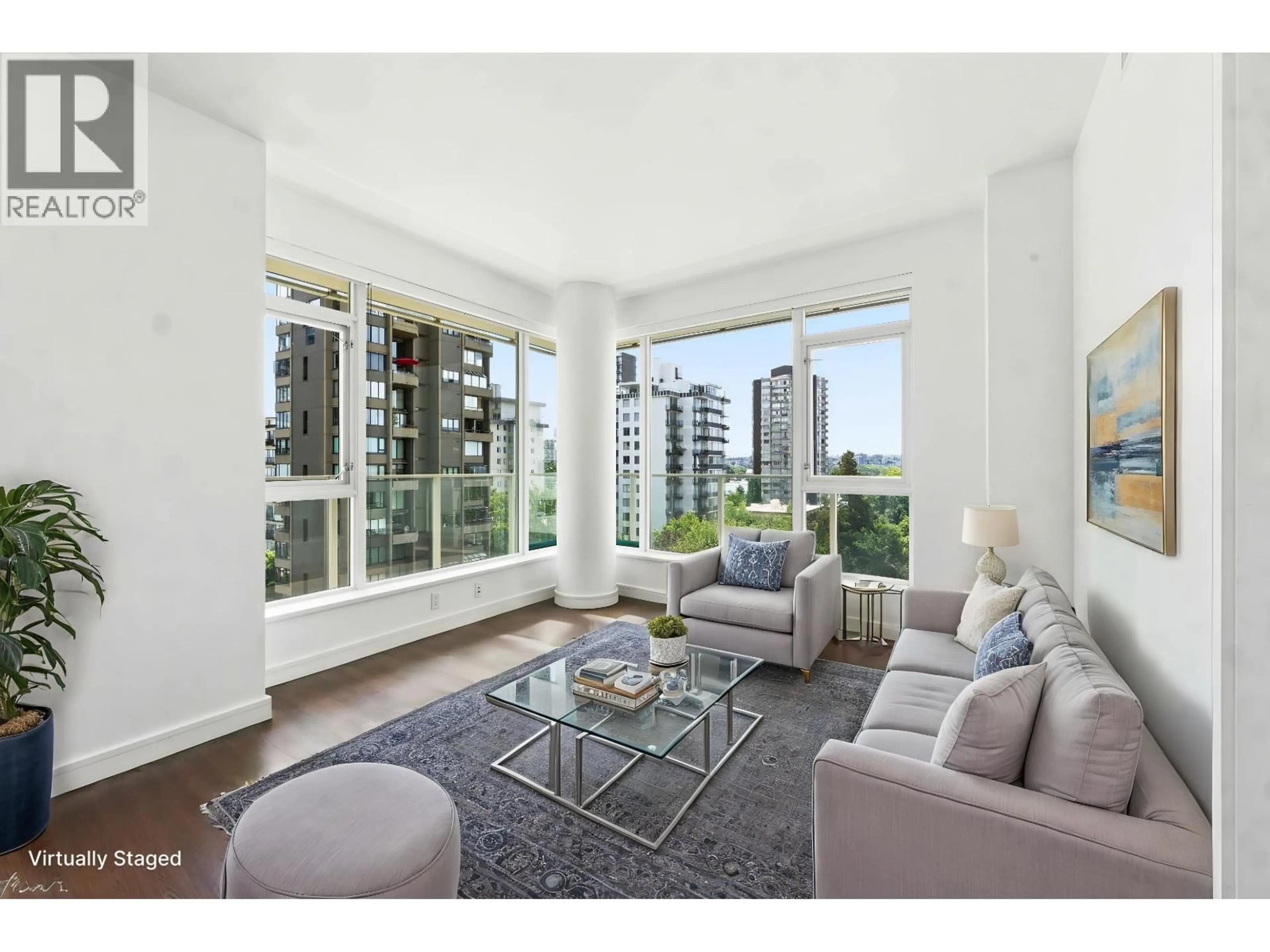 Living room with furniture, unknown for 805 - 1221 BIDWELL STREET, Vancouver British Columbia V6G0B1