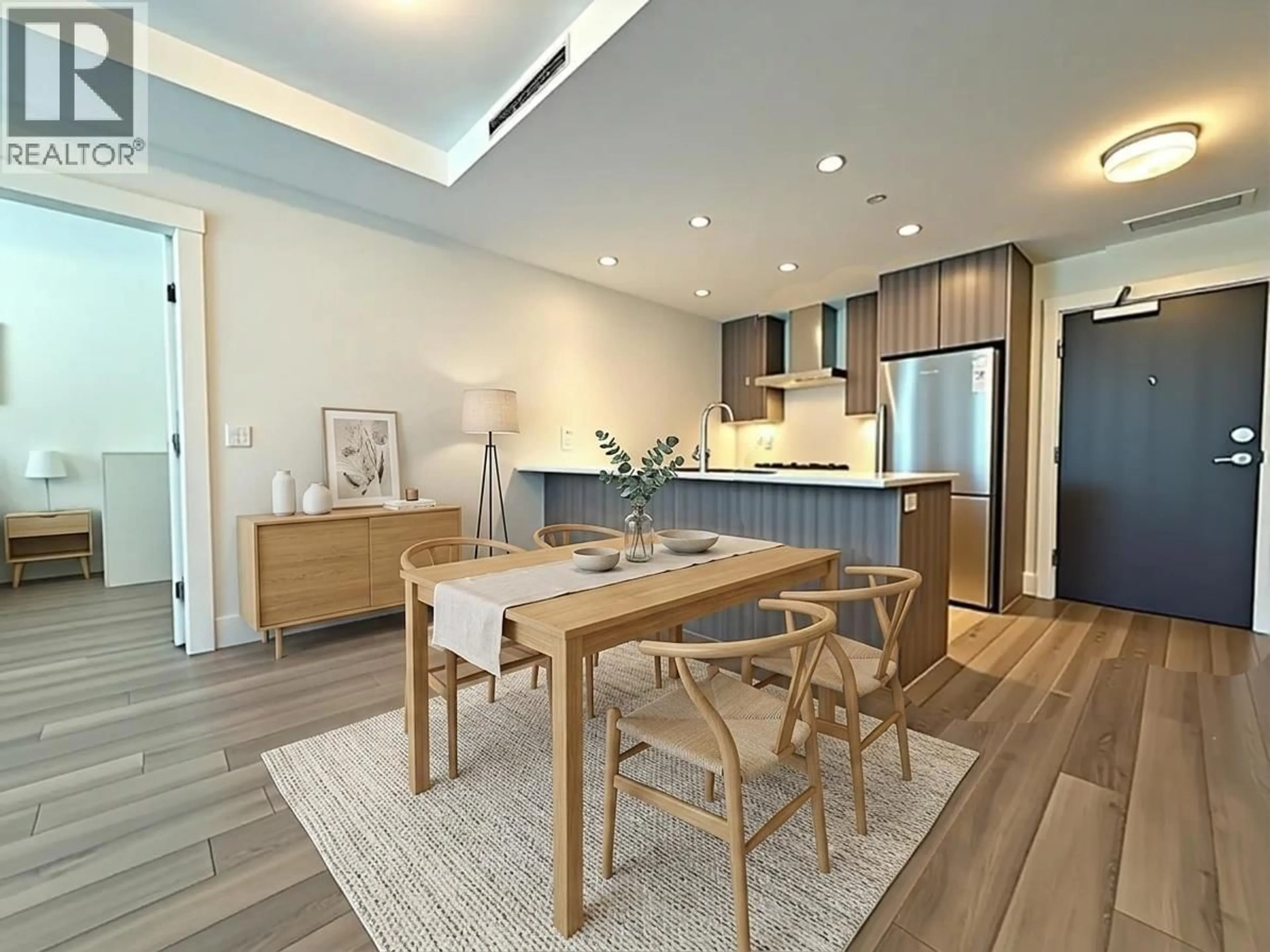Open concept kitchen, wood/laminate floor for 302 - 10788 NO. 5 ROAD, Richmond British Columbia V6W0B7