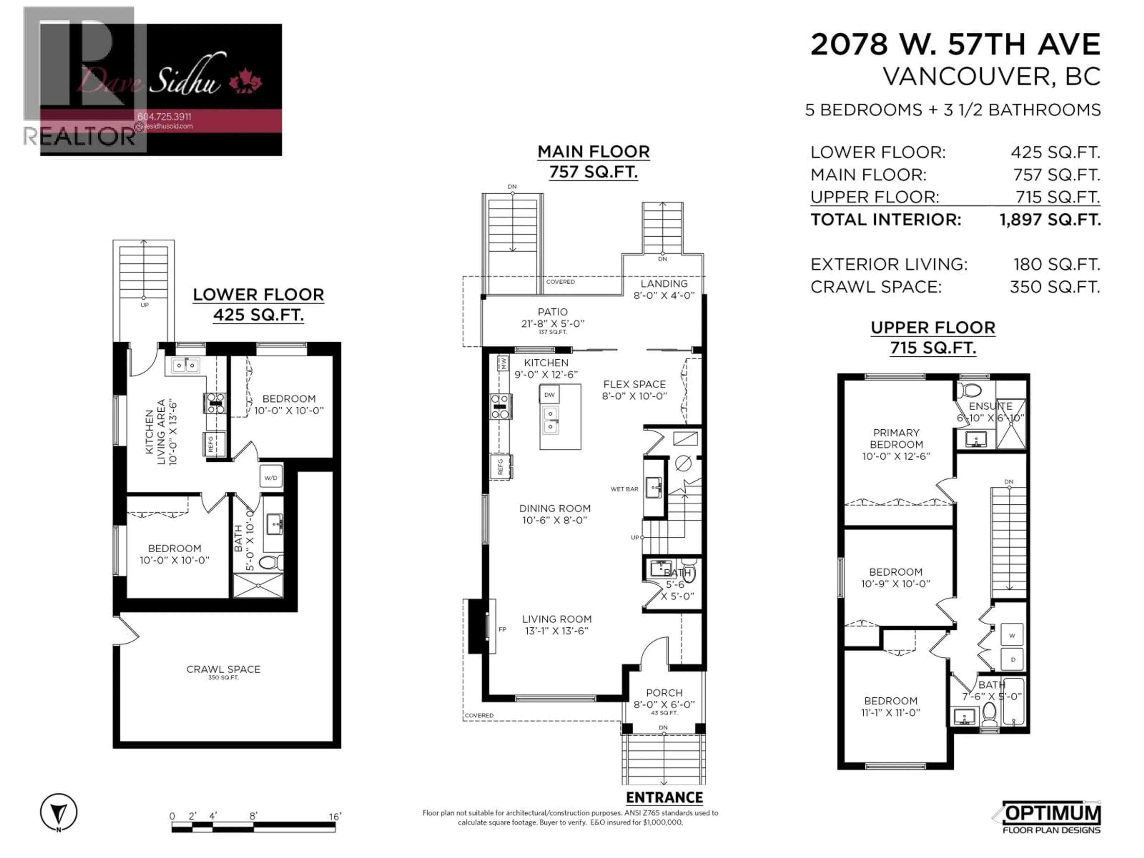 Floor plan for 2078 57TH AVENUE, Vancouver British Columbia V6P1V2