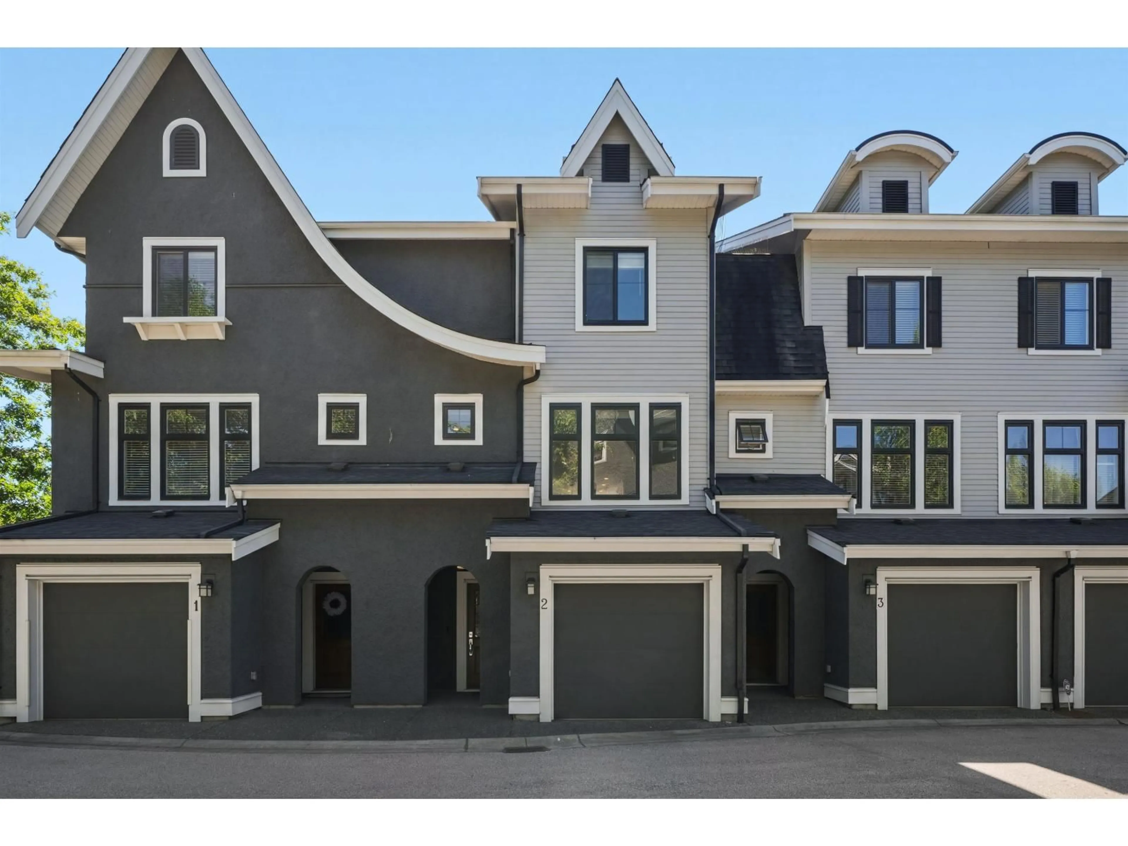 Home with vinyl exterior material, street for 2 - 3303 ROSEMARY HEIGHTS CRESCENT, Surrey British Columbia V3Z0K7