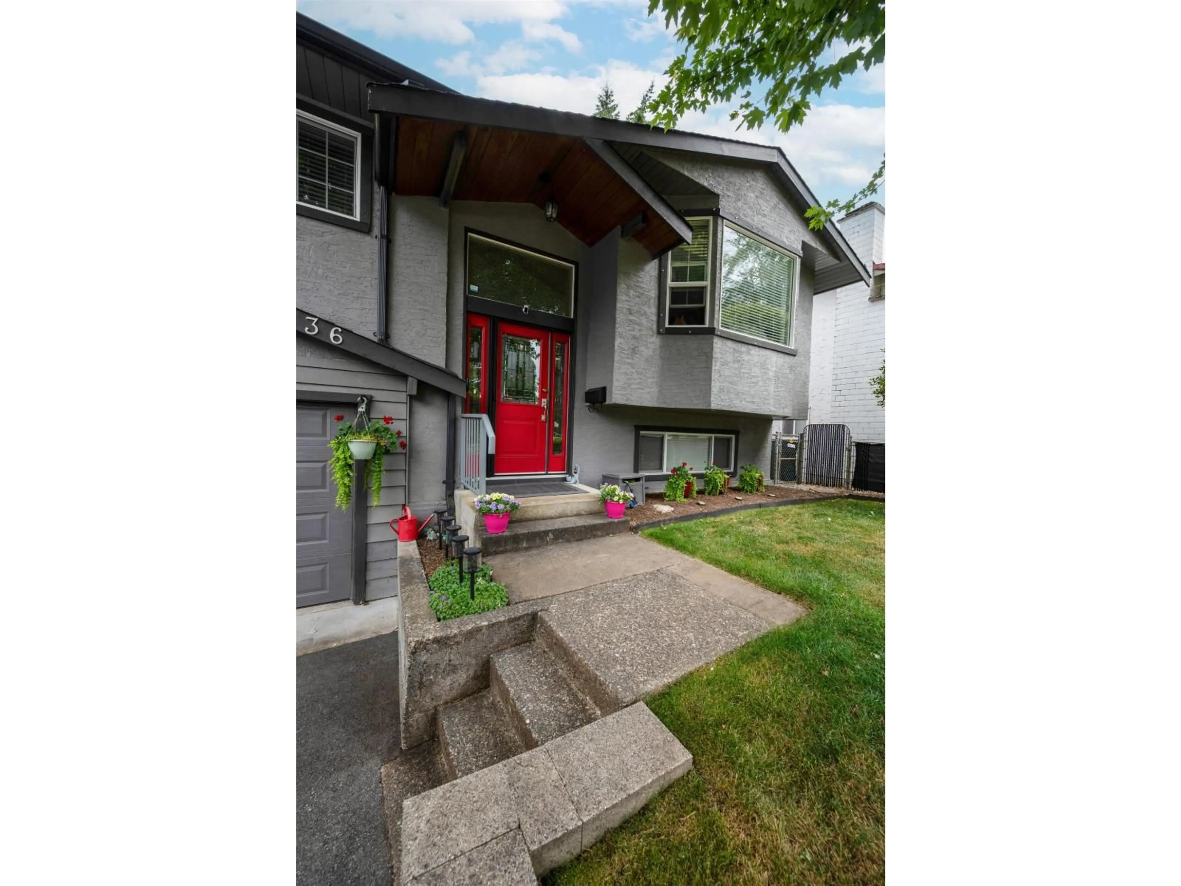 Home with vinyl exterior material, street for 4536 199A STREET, Langley British Columbia V3A5S3