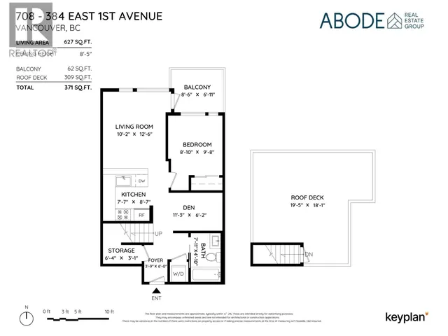 708 - 384 1ST AVENUE, Vancouver 3