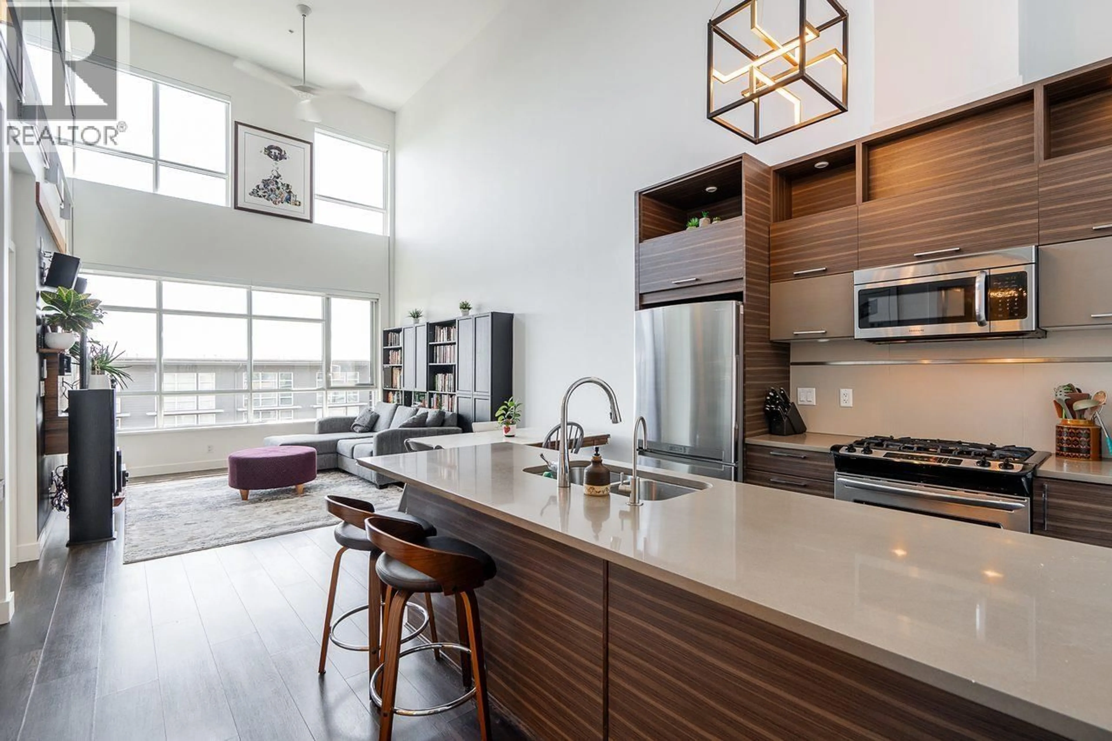 Open concept kitchen, unknown for 401 - 9150 UNIVERSITY HIGH STREET, Burnaby British Columbia V5A0C5