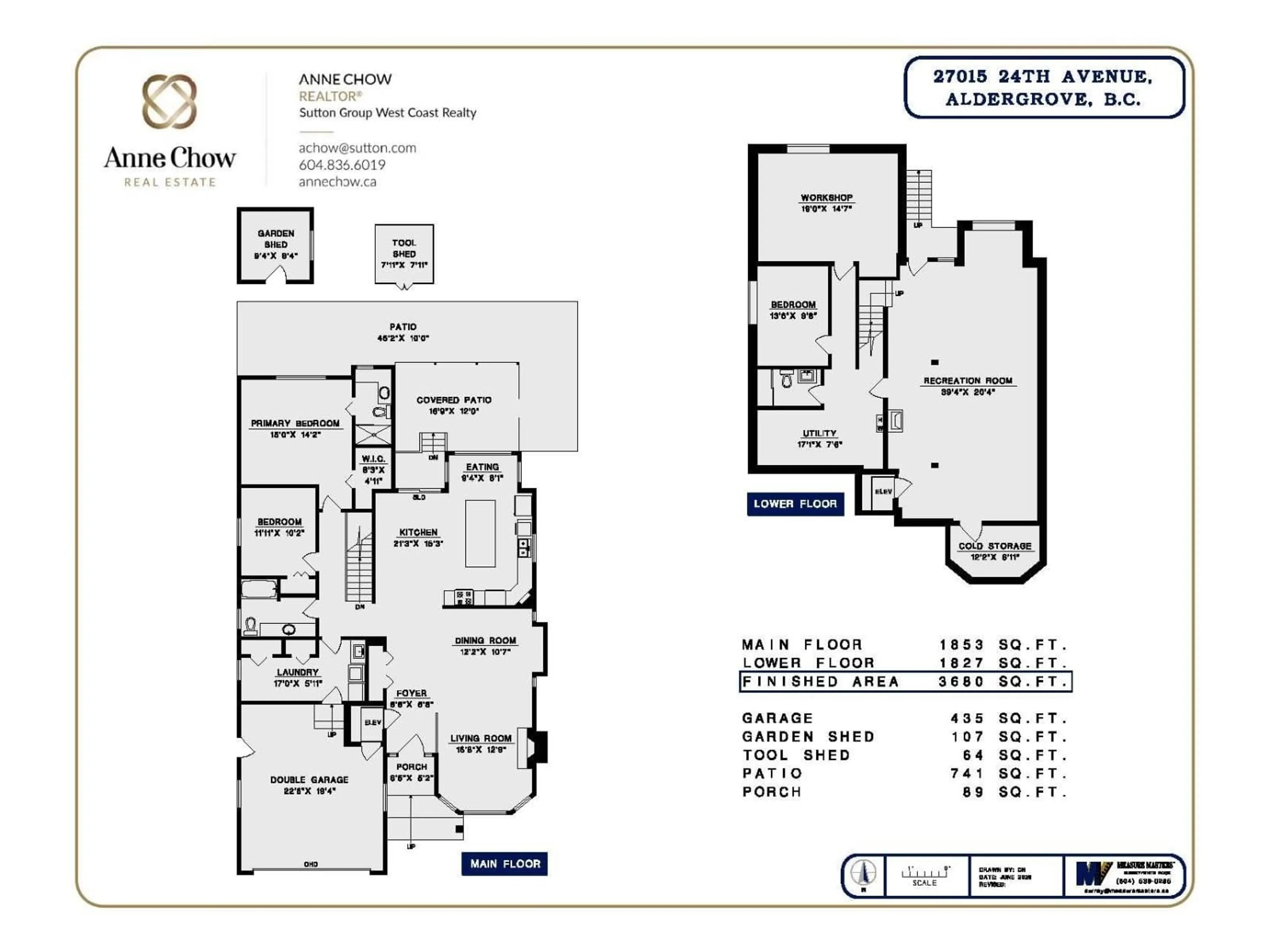 Floor plan for 27015 24 AVENUE, Langley British Columbia V4W2Y9