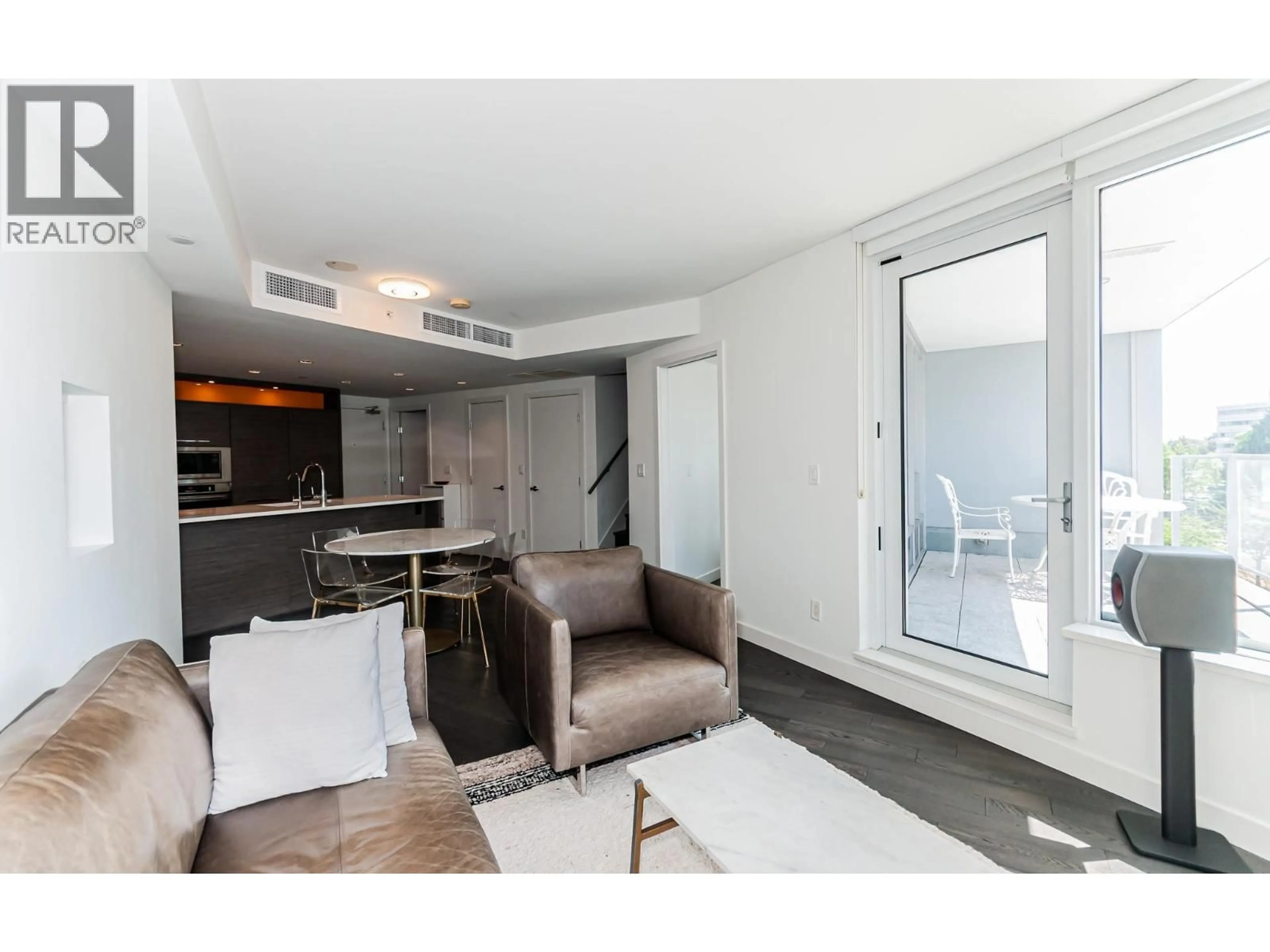 Living room with furniture, unknown for 319 - 7468 LANSDOWNE ROAD, Richmond British Columbia V7C0B7