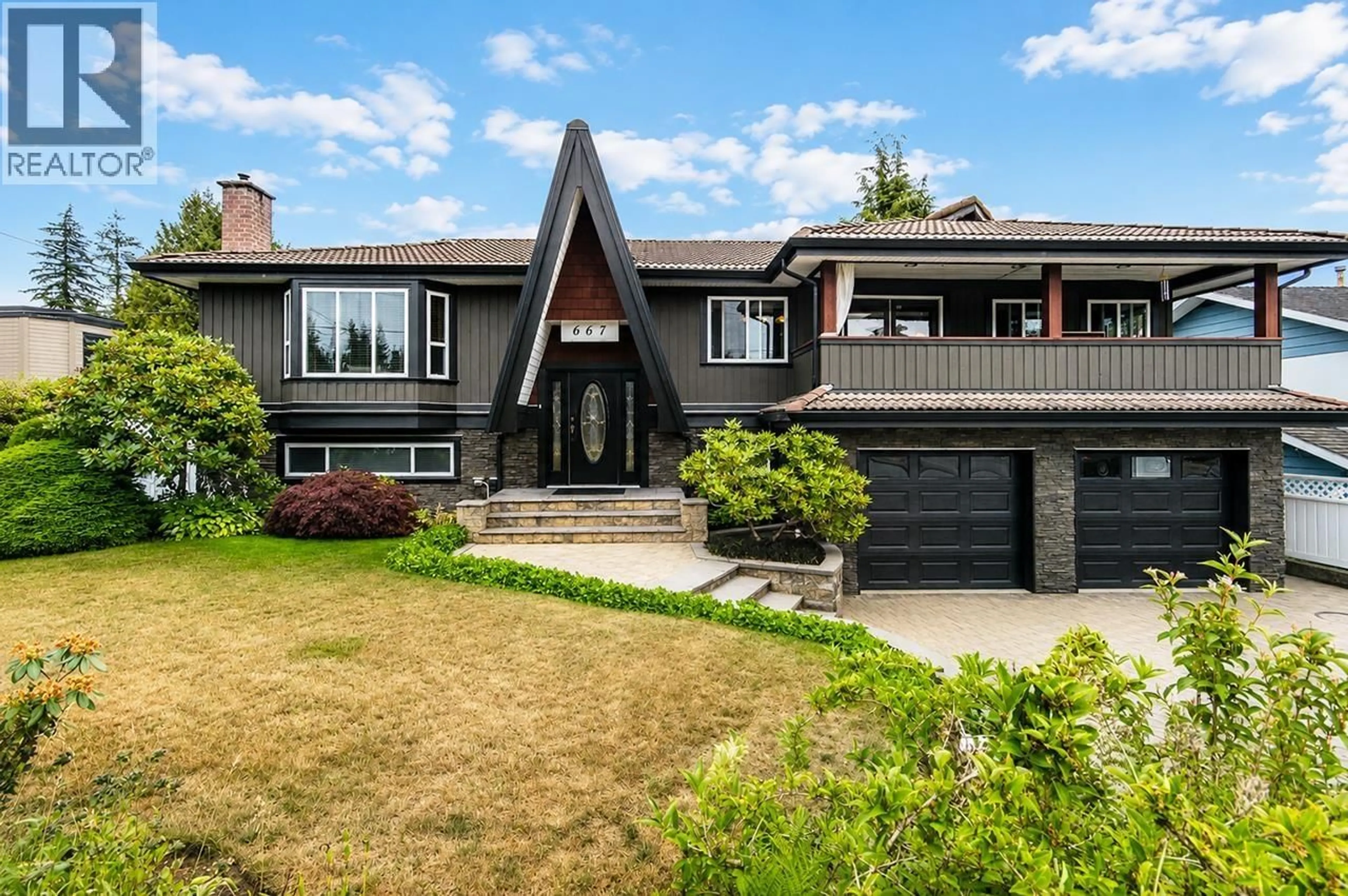 Home with brick exterior material, street for 667 COLINET STREET, Coquitlam British Columbia V3J4X3