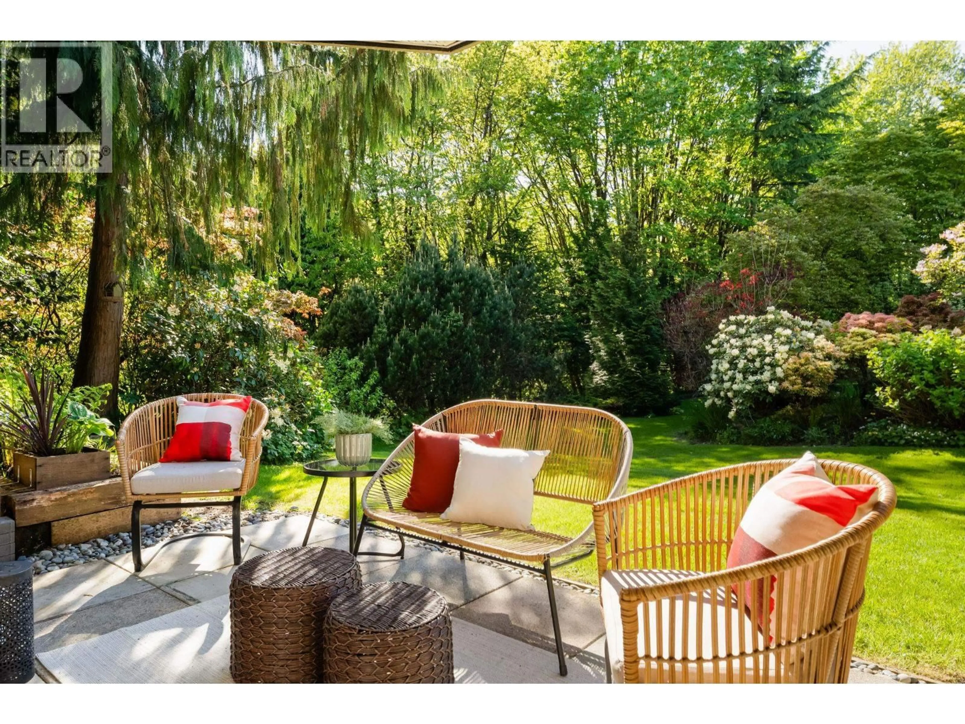 Patio, forest/trees view for 107 - 67 MINER STREET, New Westminster British Columbia V3L5N5