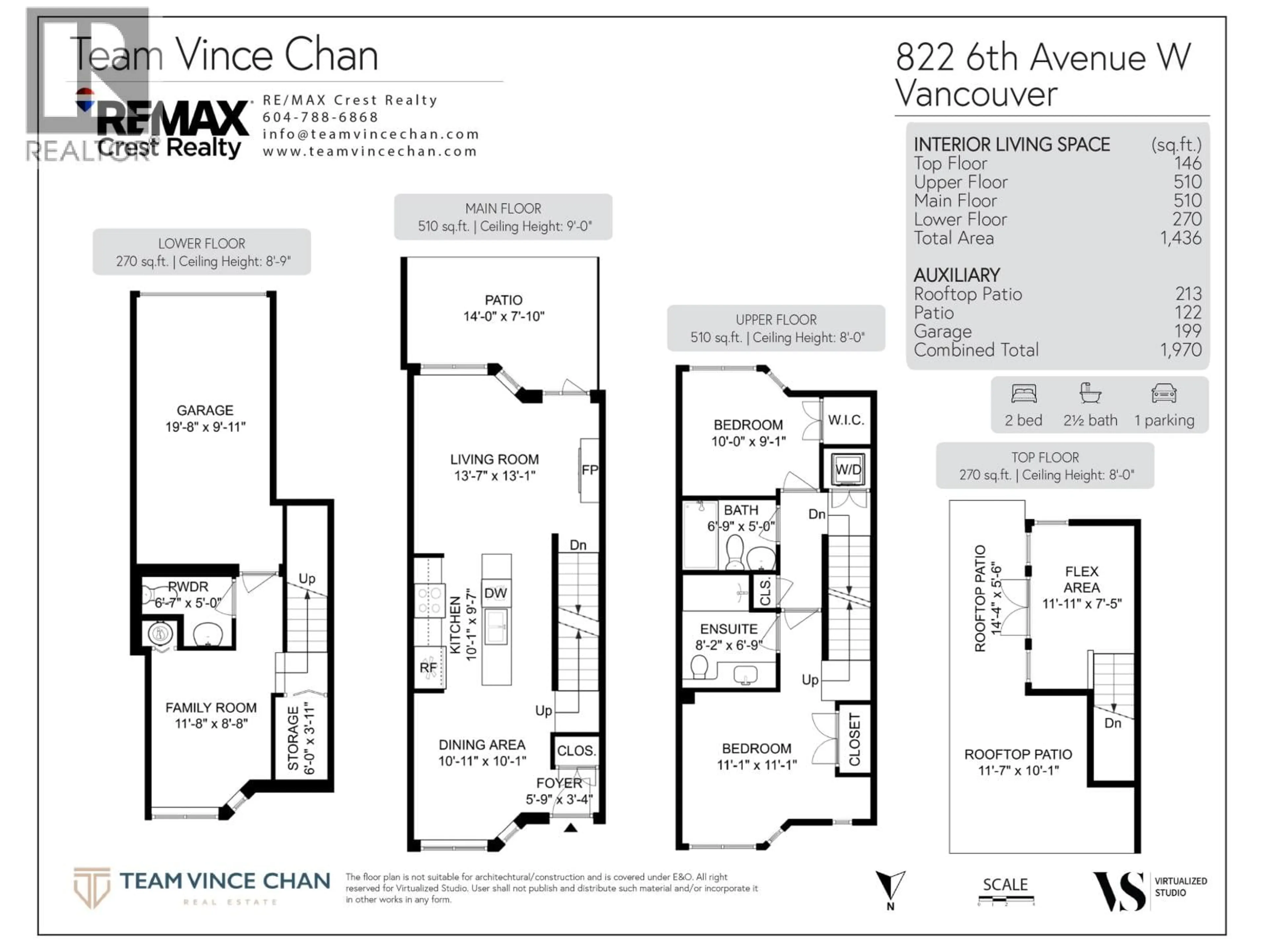 Floor plan for 822 6TH AVENUE, Vancouver British Columbia V5Z1A6