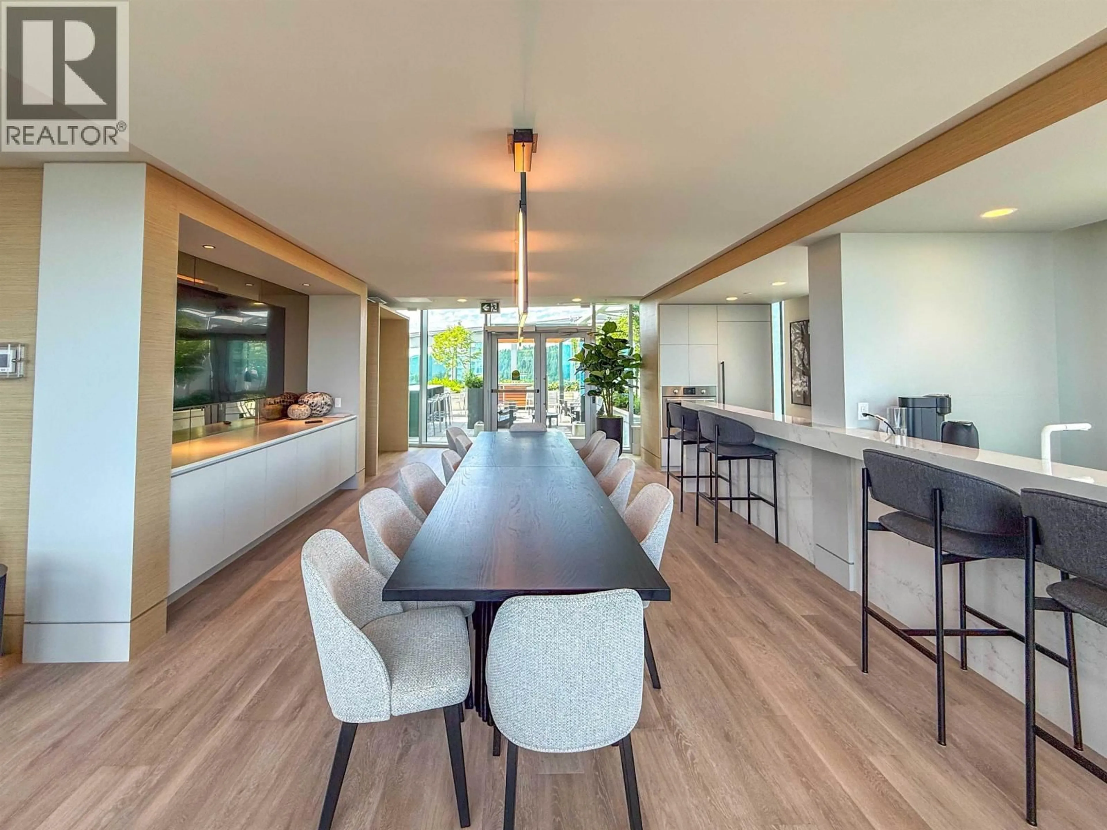Dining room, wood/laminate floor for 3505 - 567 EMERSON STREET, Coquitlam British Columbia V3J0M8