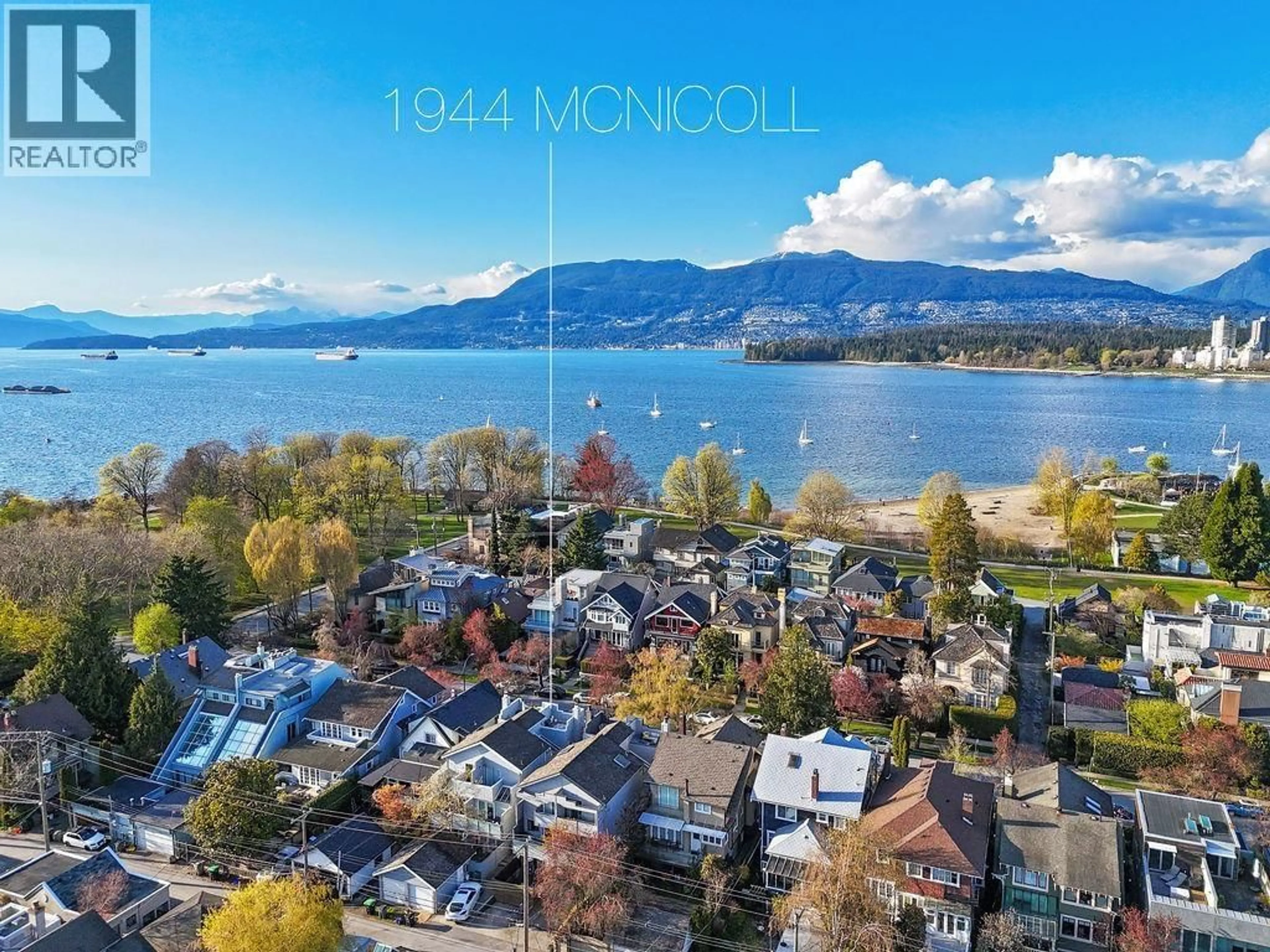 A pic from outside/outdoor area/front of a property/back of a property/a pic from drone, water/lake/river/ocean view for 1944 MCNICOLL AVENUE, Vancouver British Columbia V6J1A6