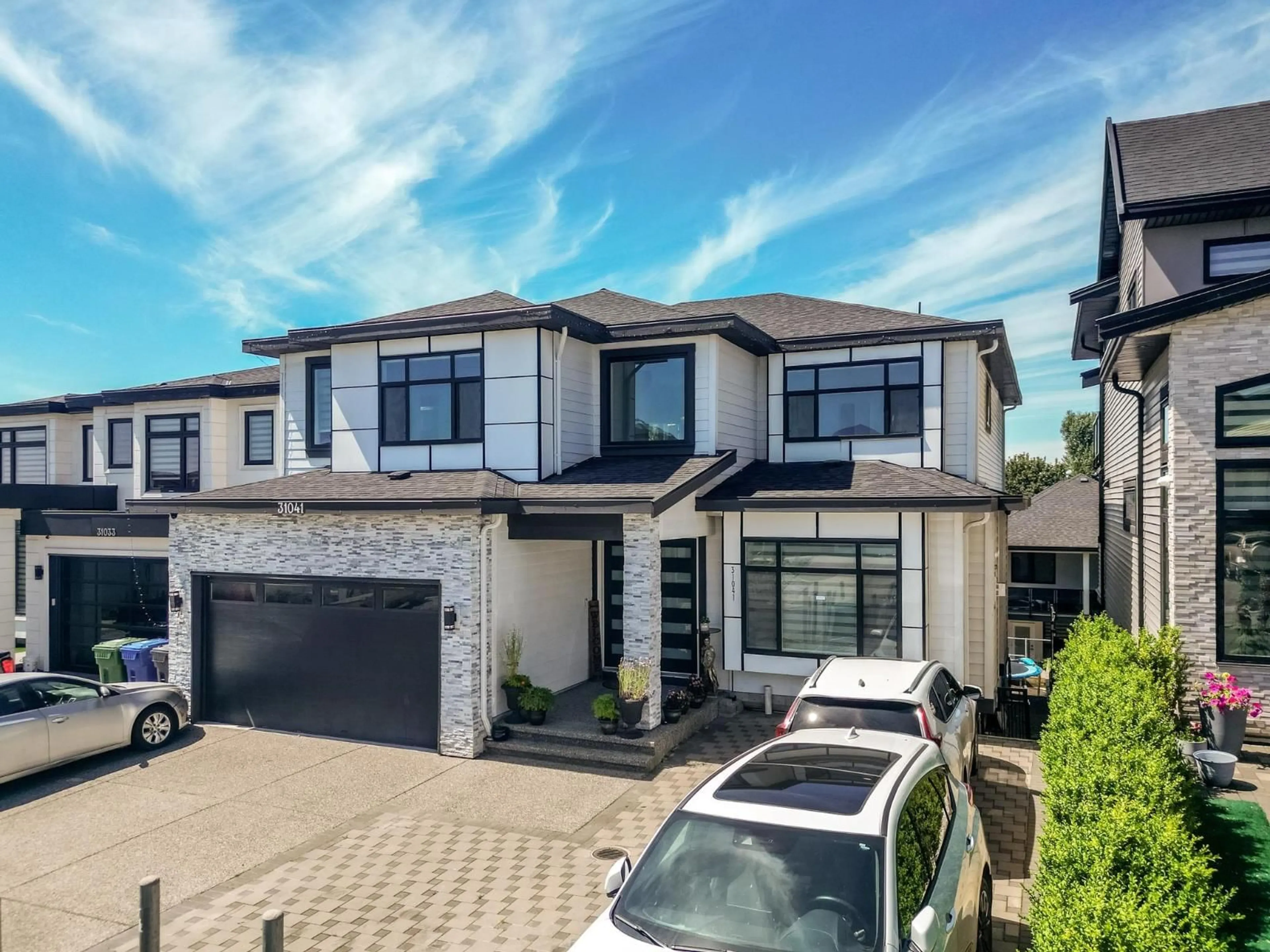 Home with brick exterior material, street for 31041 DEERTRAIL DRIVE NORTH, Abbotsford British Columbia V2T5J7