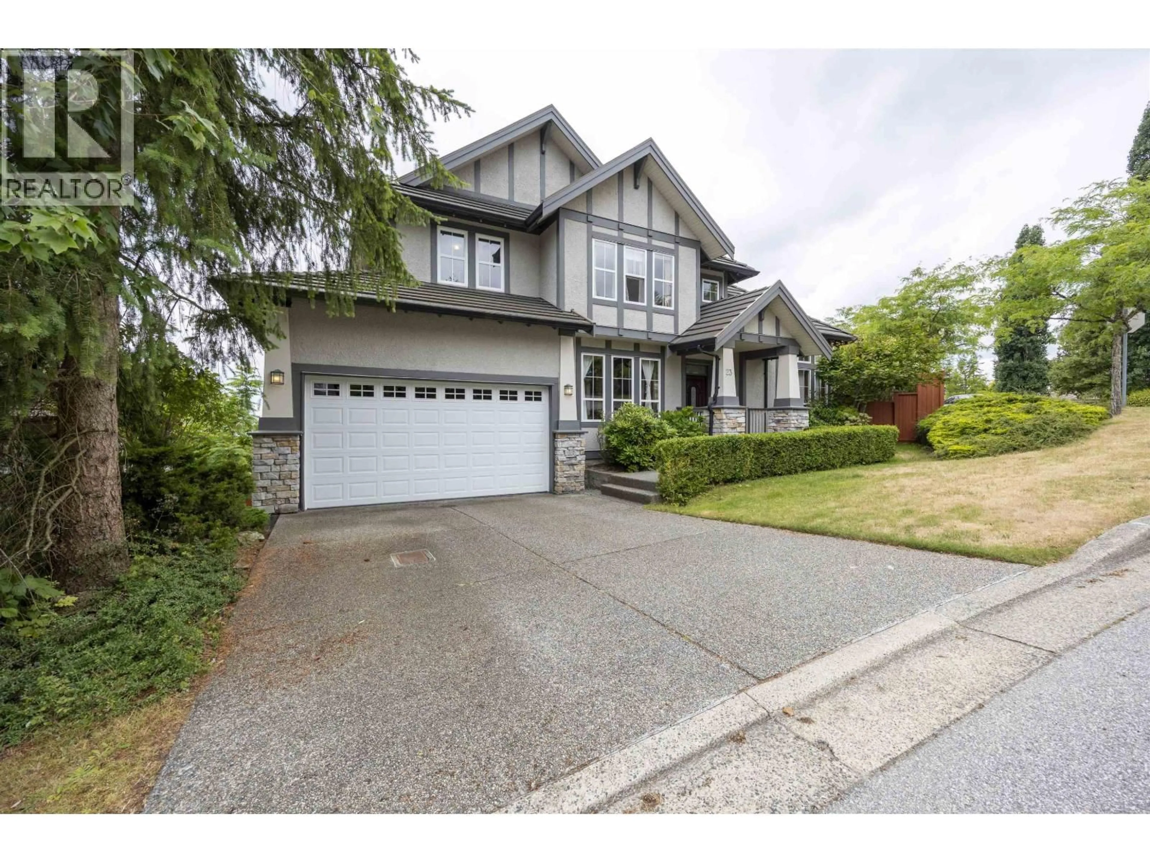 Home with vinyl exterior material, street for 23 FERNWAY DRIVE, Port Moody British Columbia V3H5H7