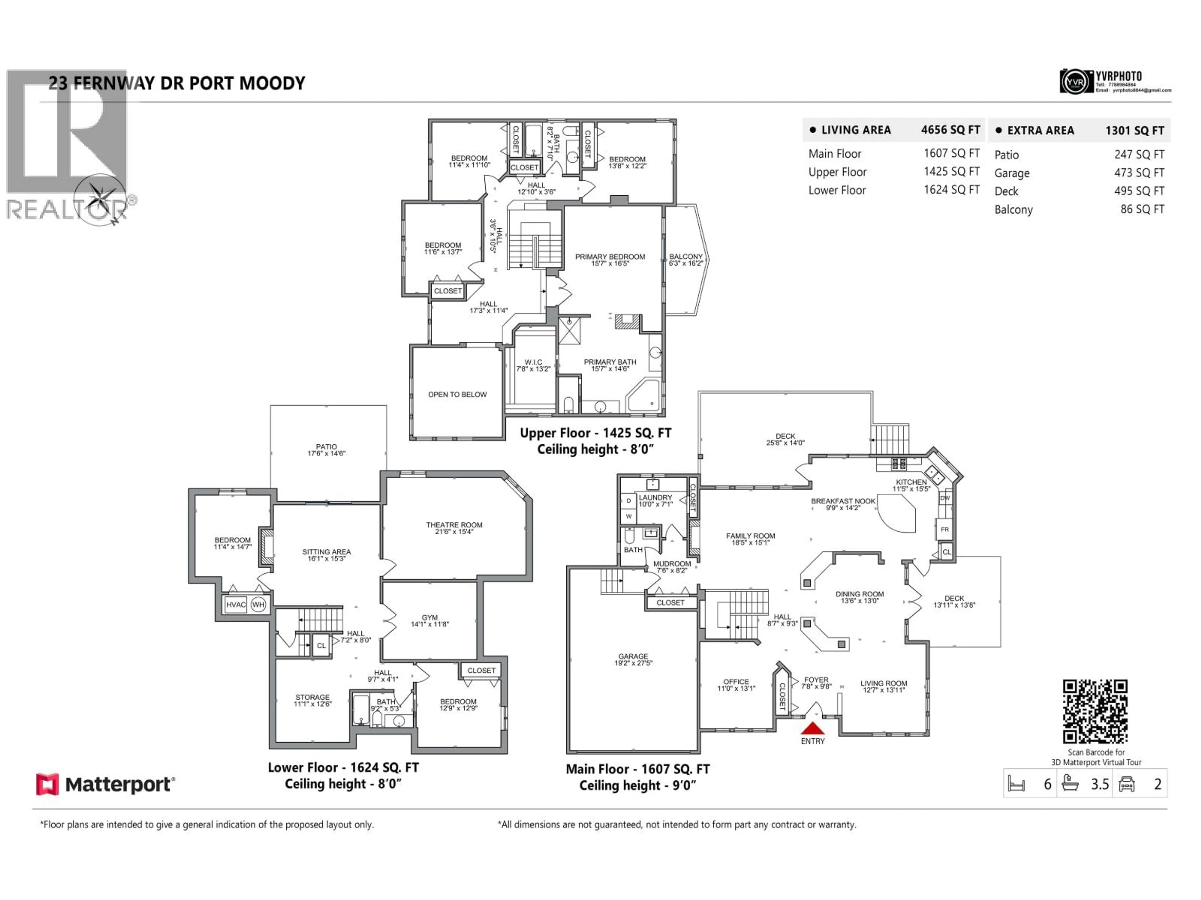 Floor plan for 23 FERNWAY DRIVE, Port Moody British Columbia V3H5H7
