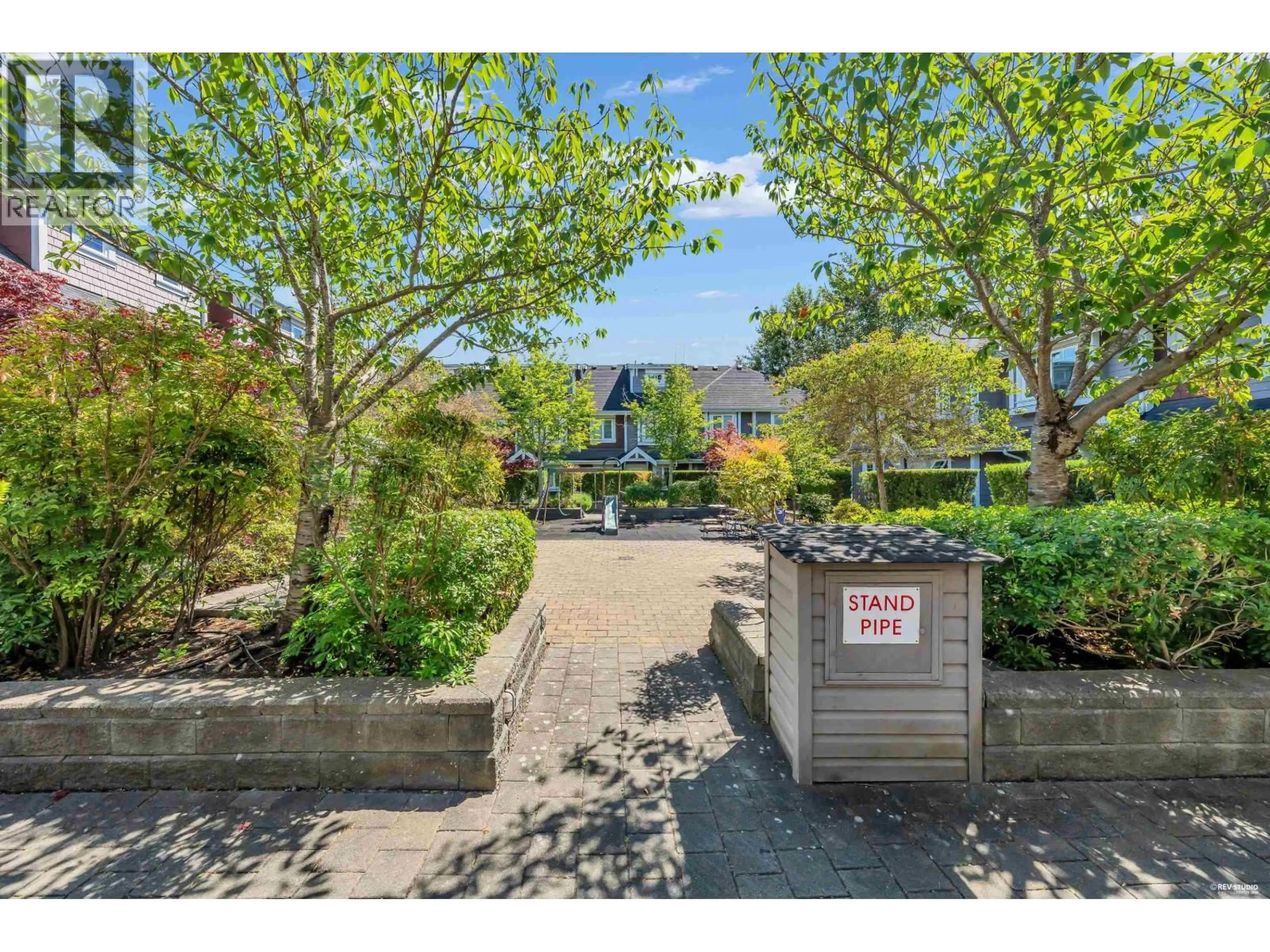 A pic from outside/outdoor area/front of a property/back of a property/a pic from drone, street for 24 - 8400 COOK ROAD, Richmond British Columbia V6Y1V5