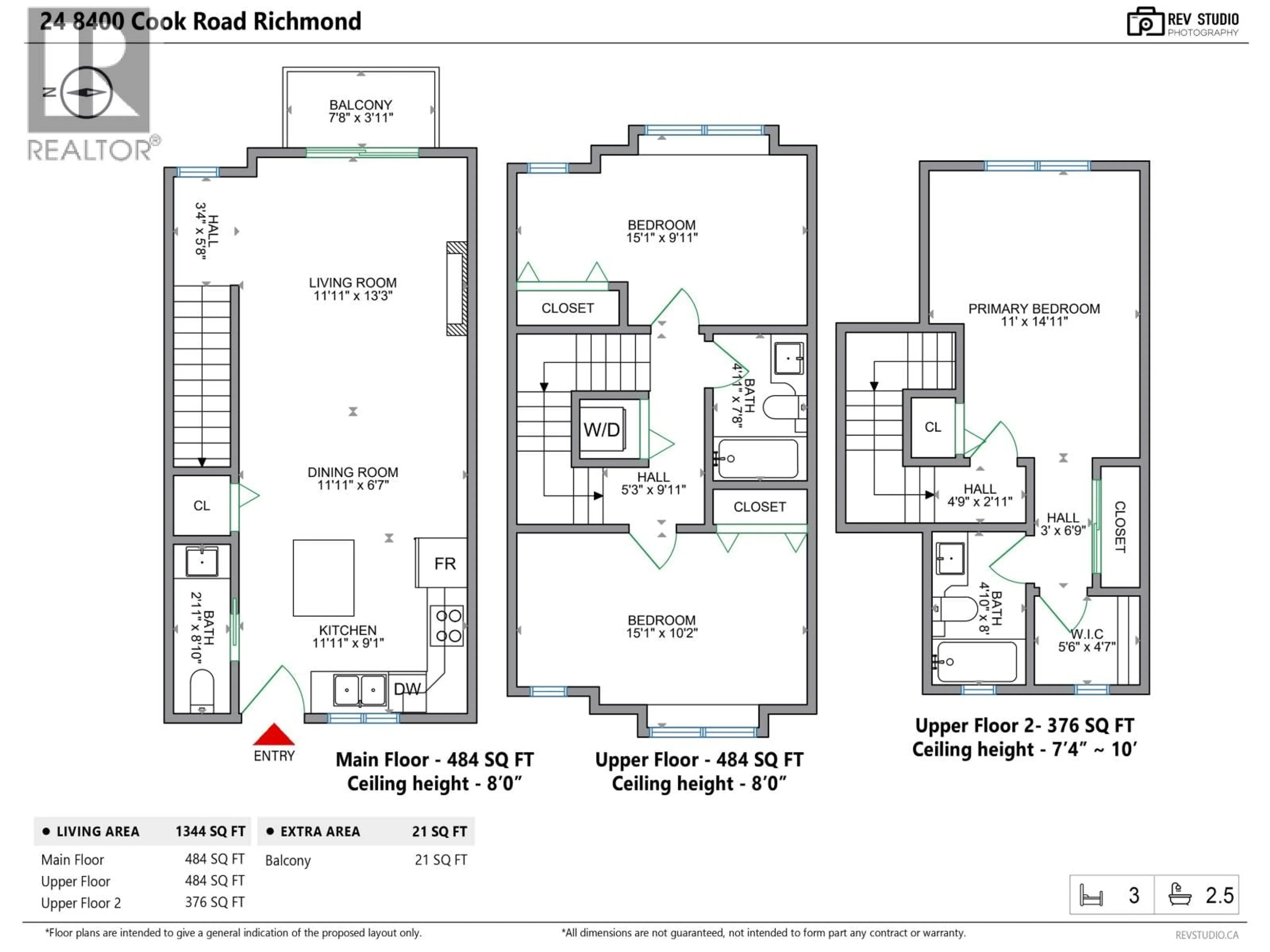 Floor plan for 24 - 8400 COOK ROAD, Richmond British Columbia V6Y1V5