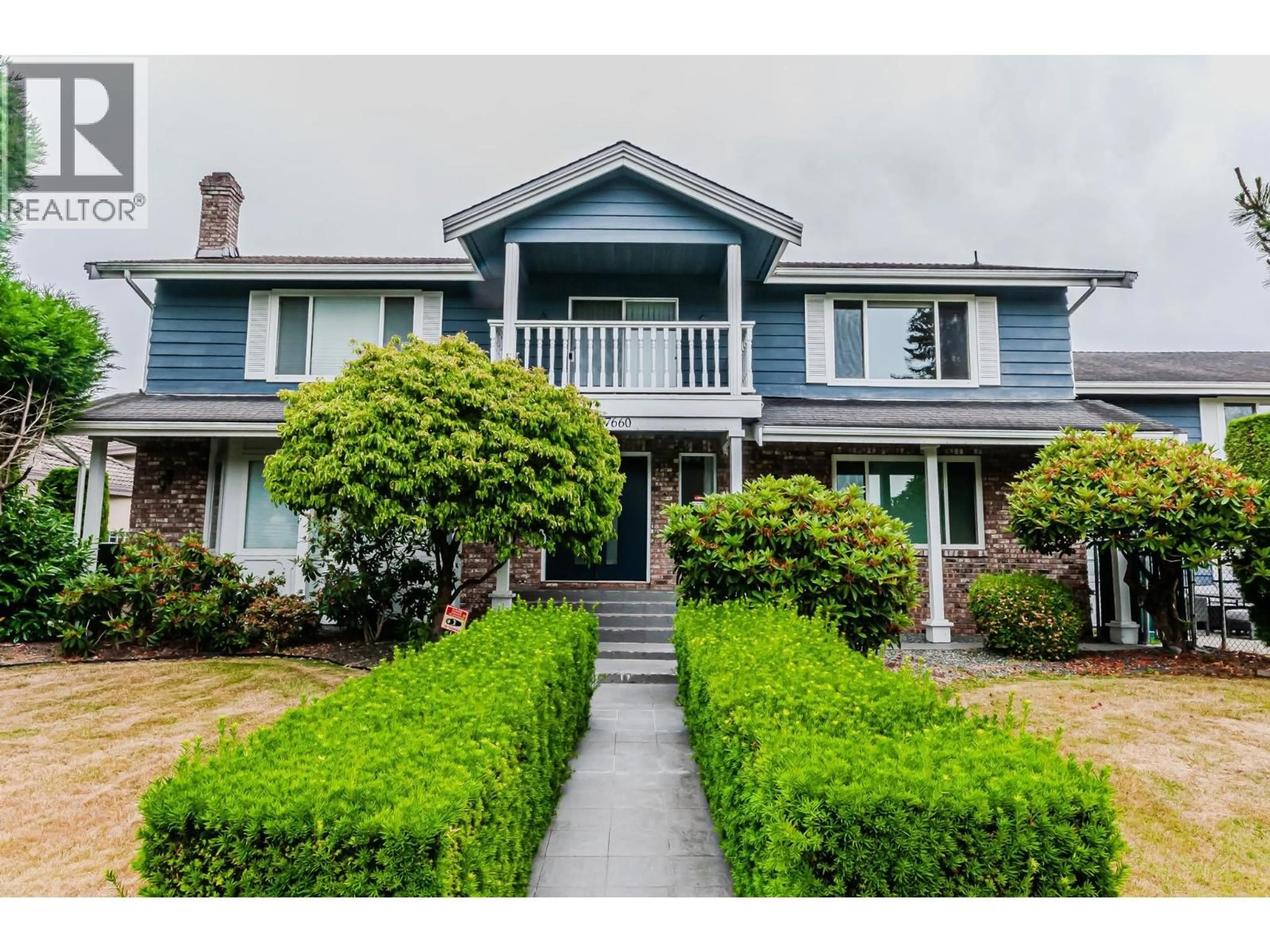 Home with vinyl exterior material, street for 7660 GOLDSTREAM DRIVE, Richmond British Columbia V7A1S6
