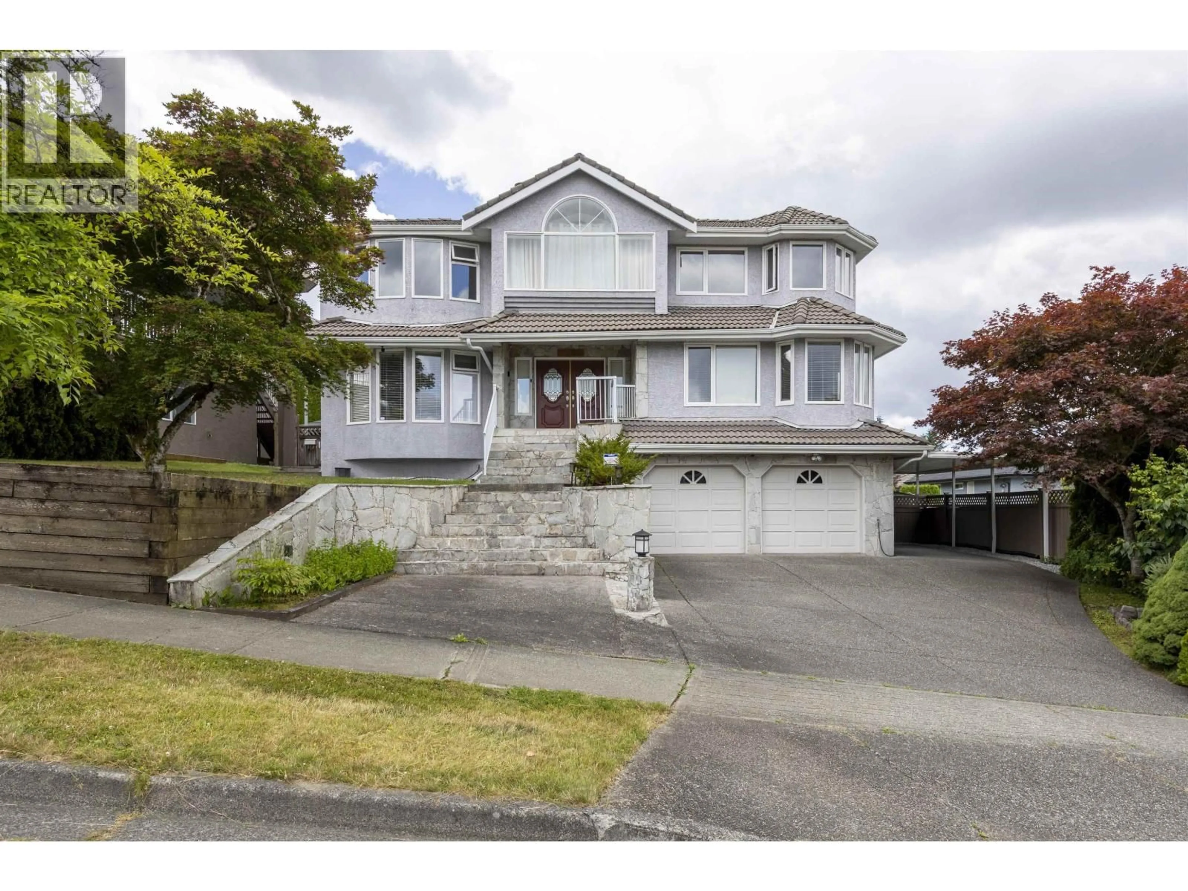 Home with vinyl exterior material, street for 7995 BERKLEY STREET, Burnaby British Columbia V5E4G5