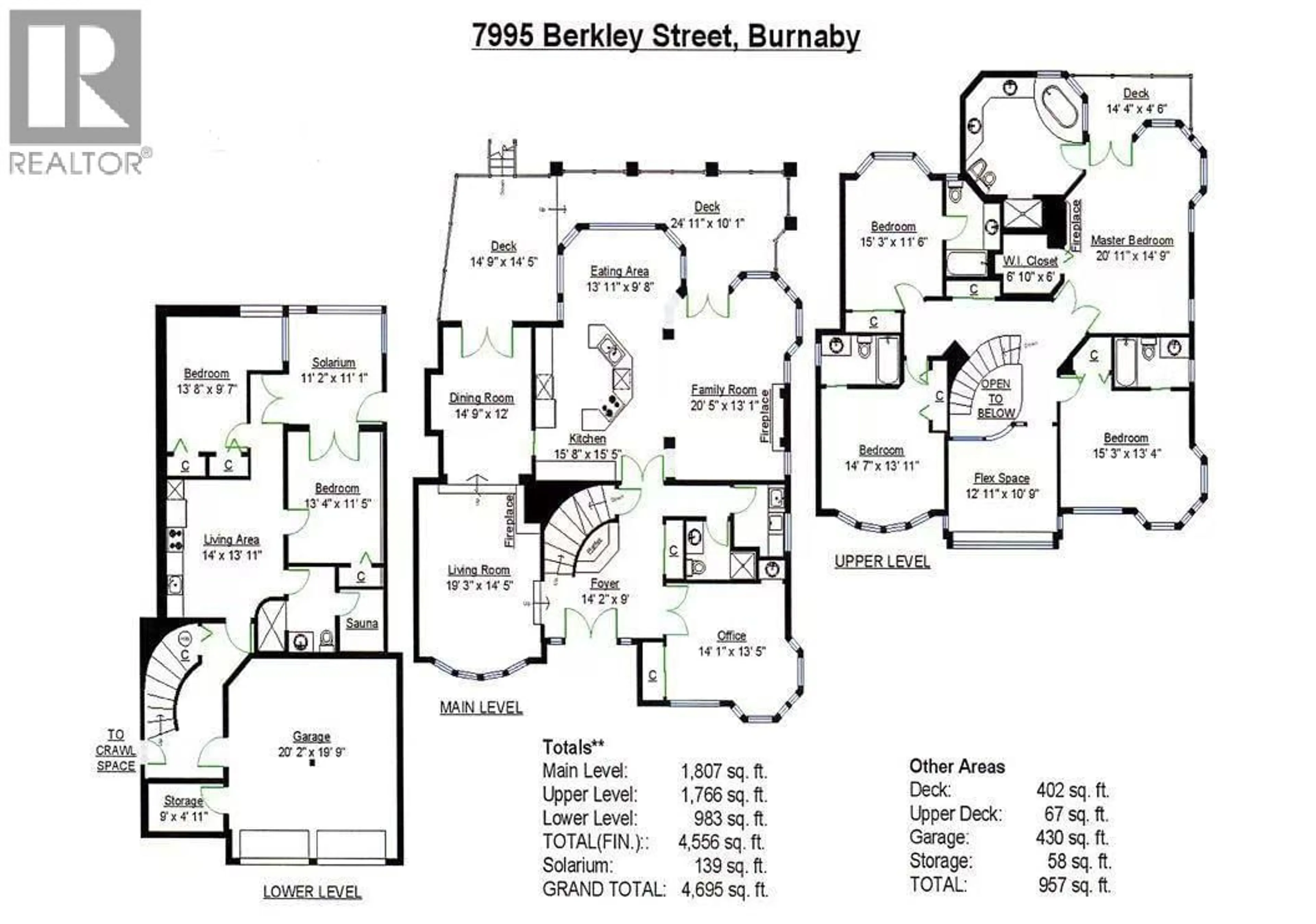 Floor plan for 7995 BERKLEY STREET, Burnaby British Columbia V5E4G5