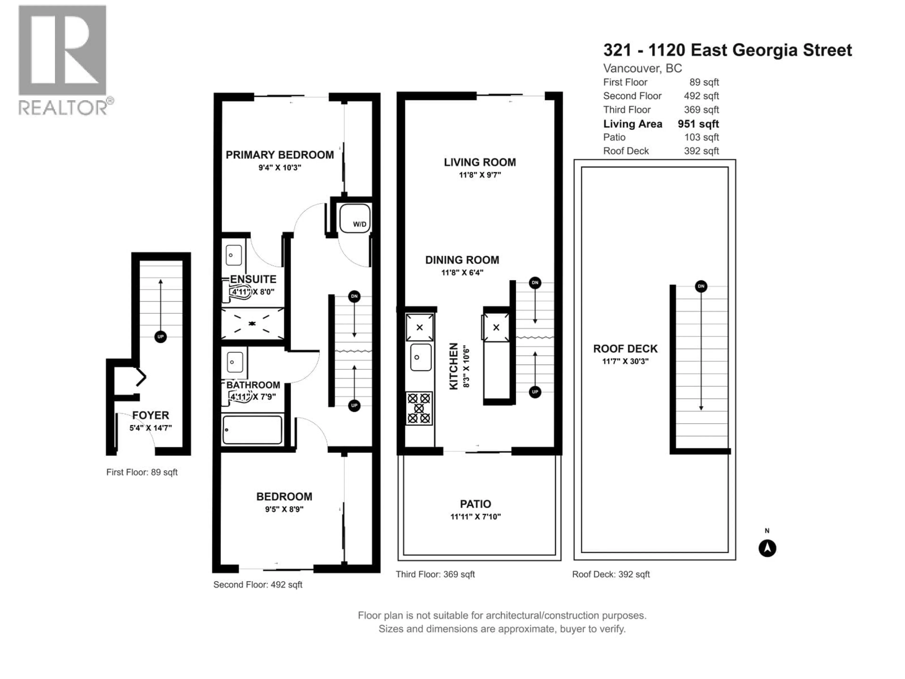 Floor plan for 321 - 1120 GEORGIA STREET, Vancouver British Columbia V6A0K2