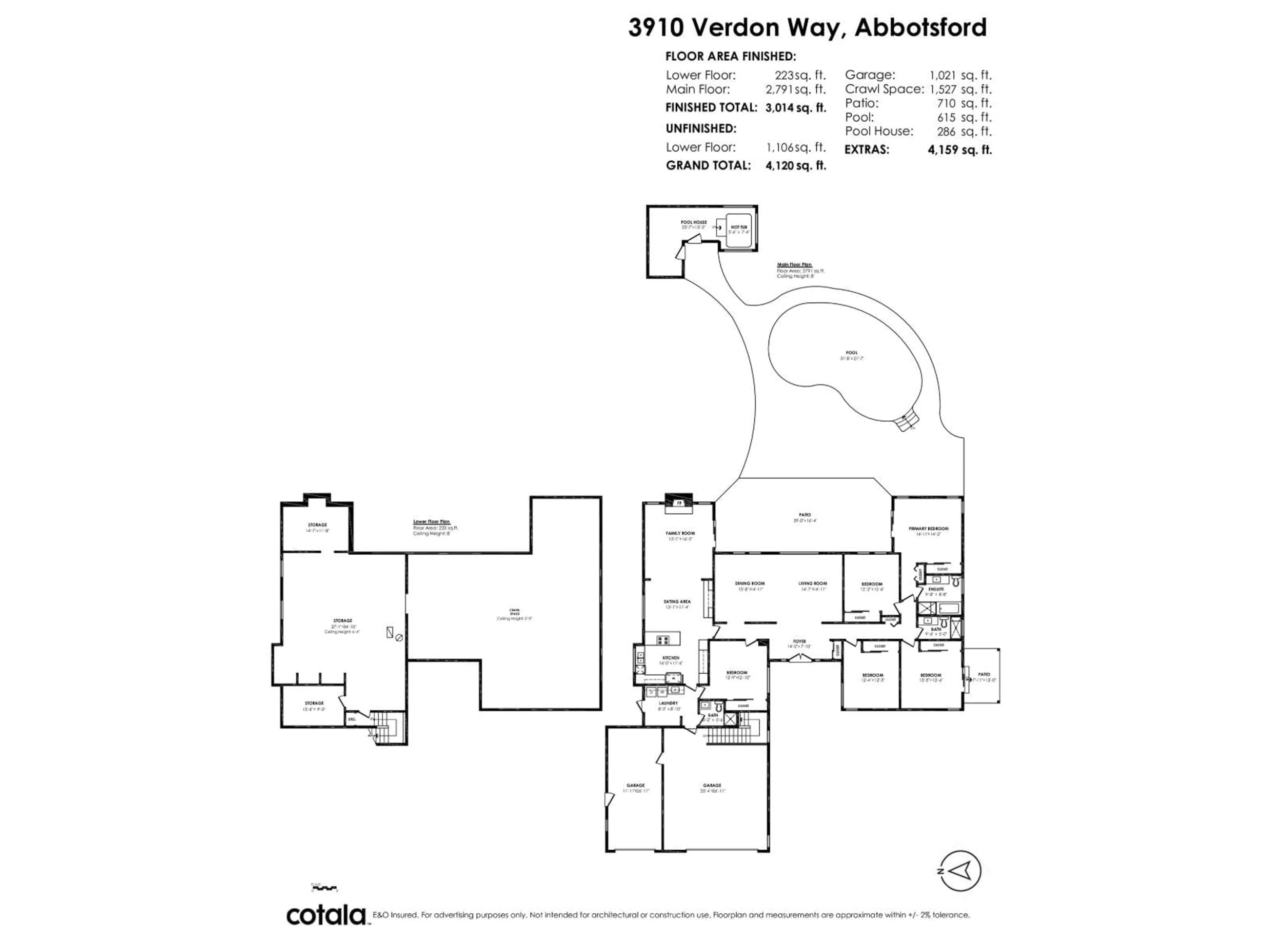 Floor plan for 3910 VERDON WAY, Abbotsford British Columbia V2T7Y3