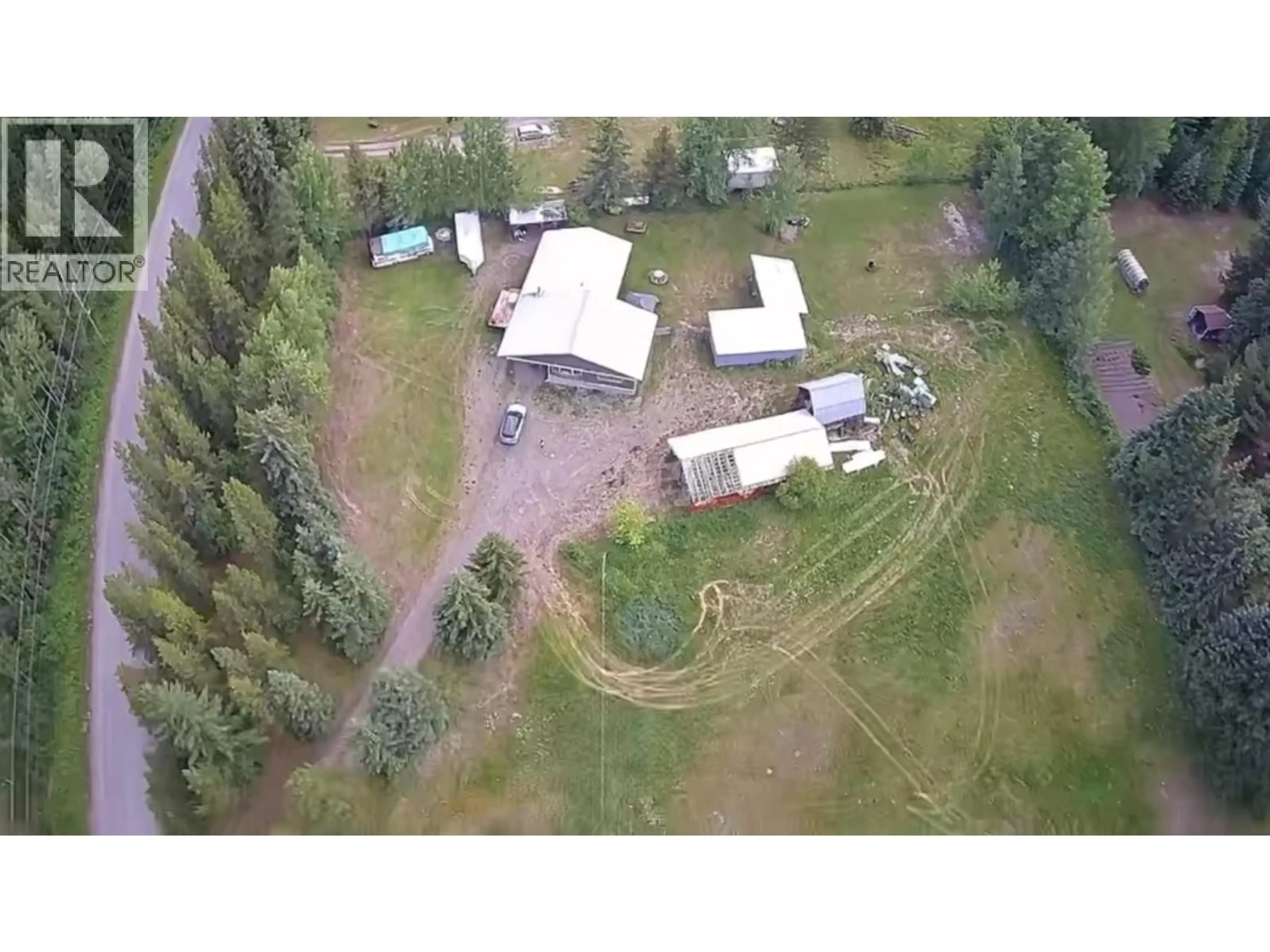 A pic from outside/outdoor area/front of a property/back of a property/a pic from drone, unknown for 1232 MARSH ROAD, Quesnel British Columbia V2J6H3