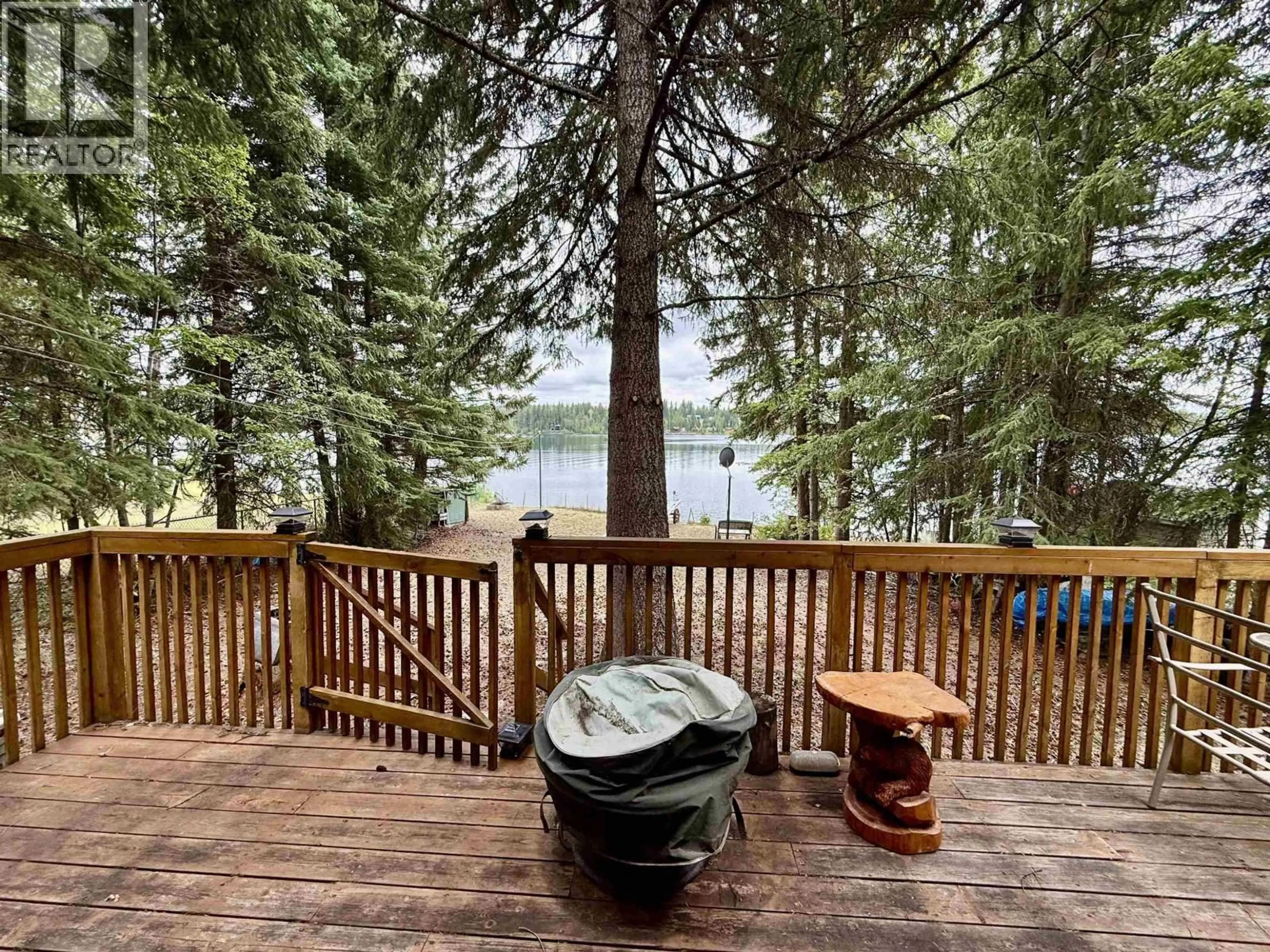 Patio, water/lake/river/ocean view for 7640 BURGESS ROAD, 100 Mile House British Columbia V0K1X3