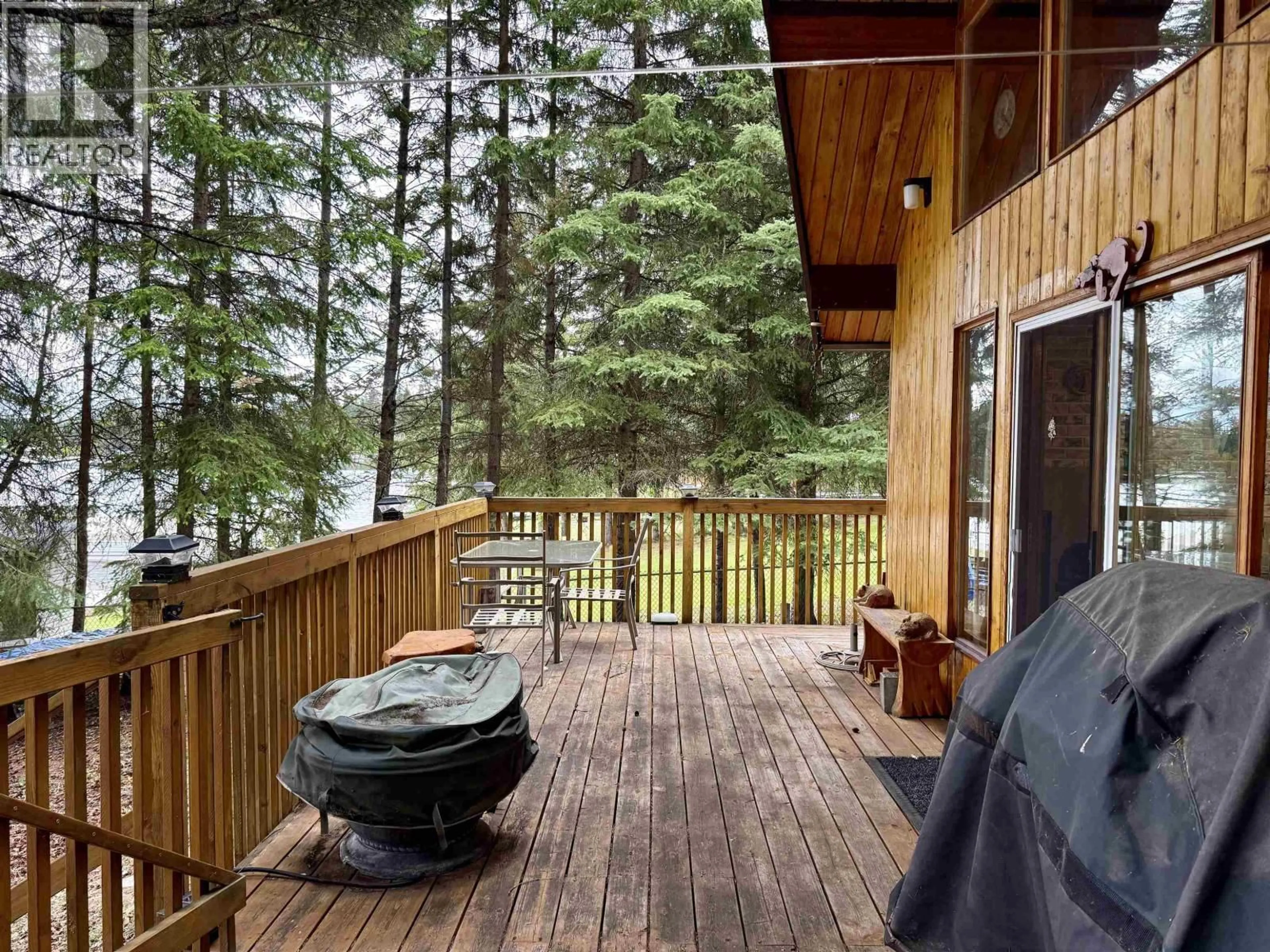 Patio, water/lake/river/ocean view for 7640 BURGESS ROAD, 100 Mile House British Columbia V0K1X3